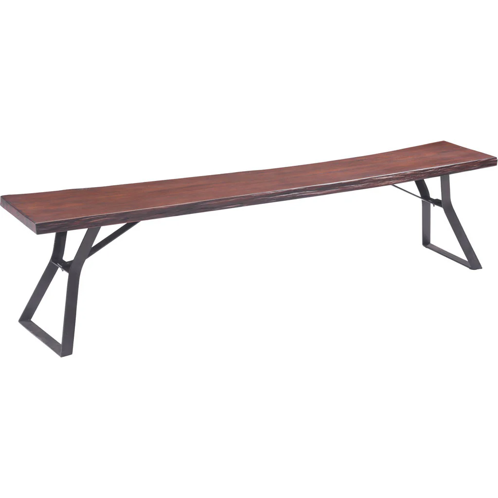 Oristano Bench Distressed Cherry Oak - Image 5