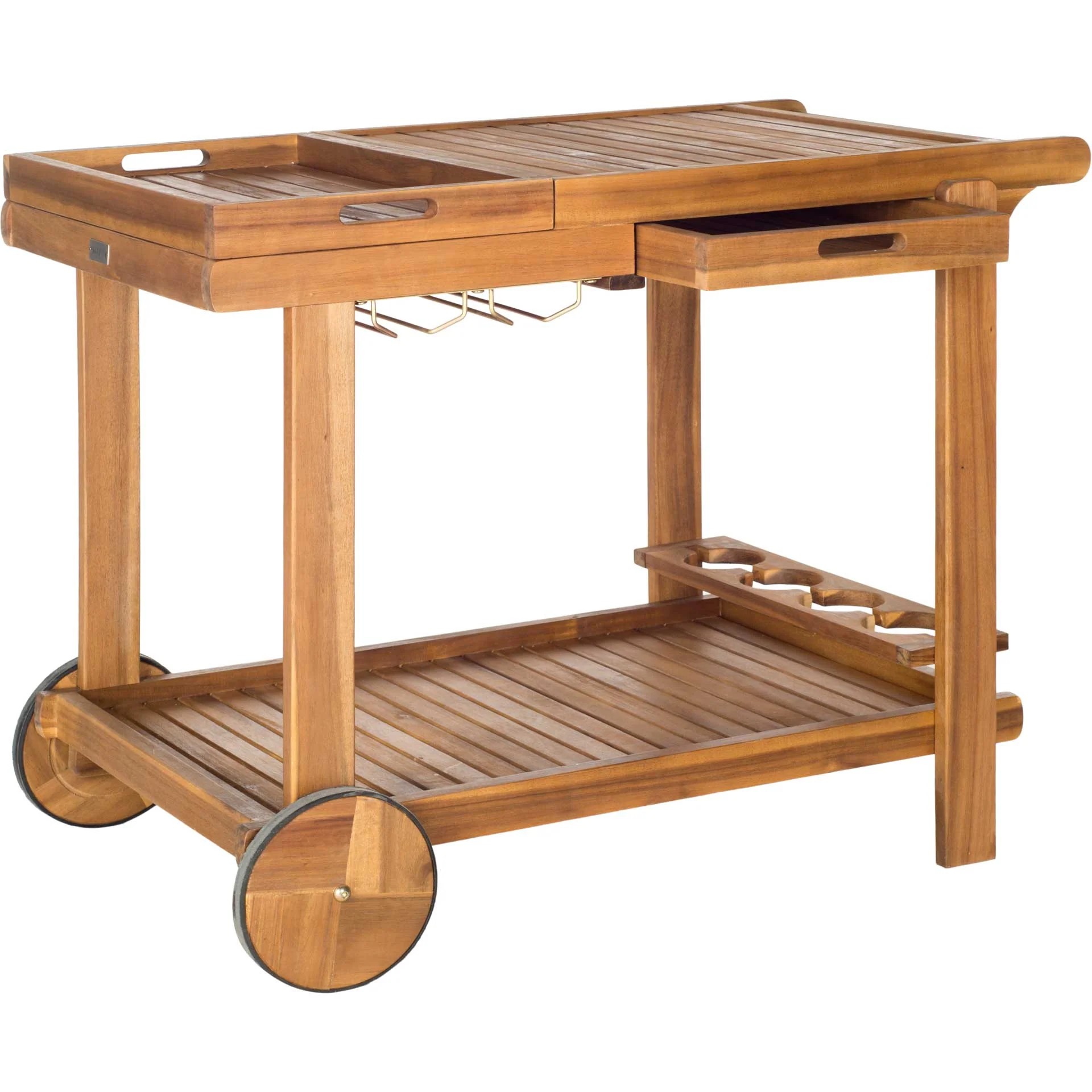 Orlanda Tea Trolley Teak Look - Image 2