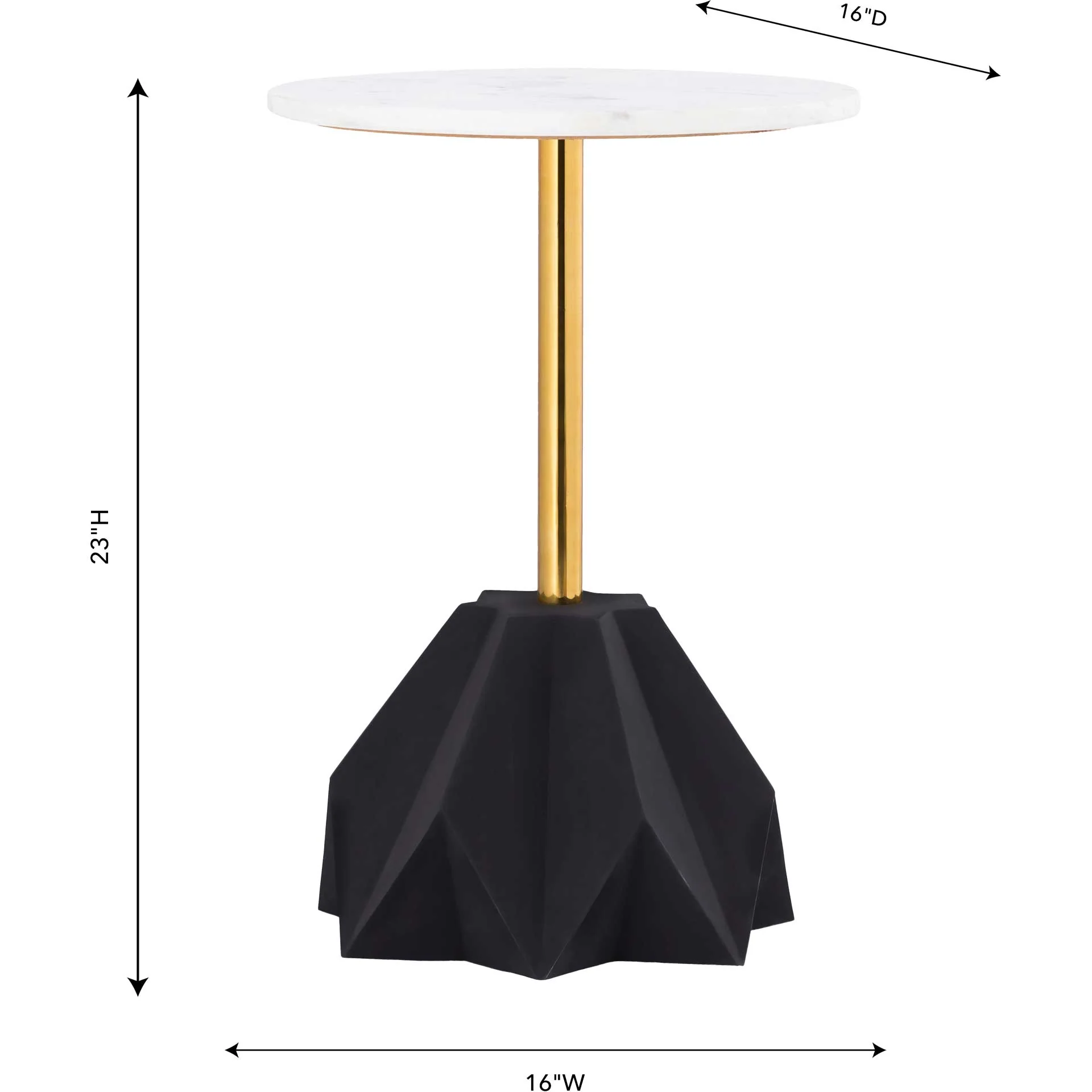 Orlando Side Table Black - Image 5