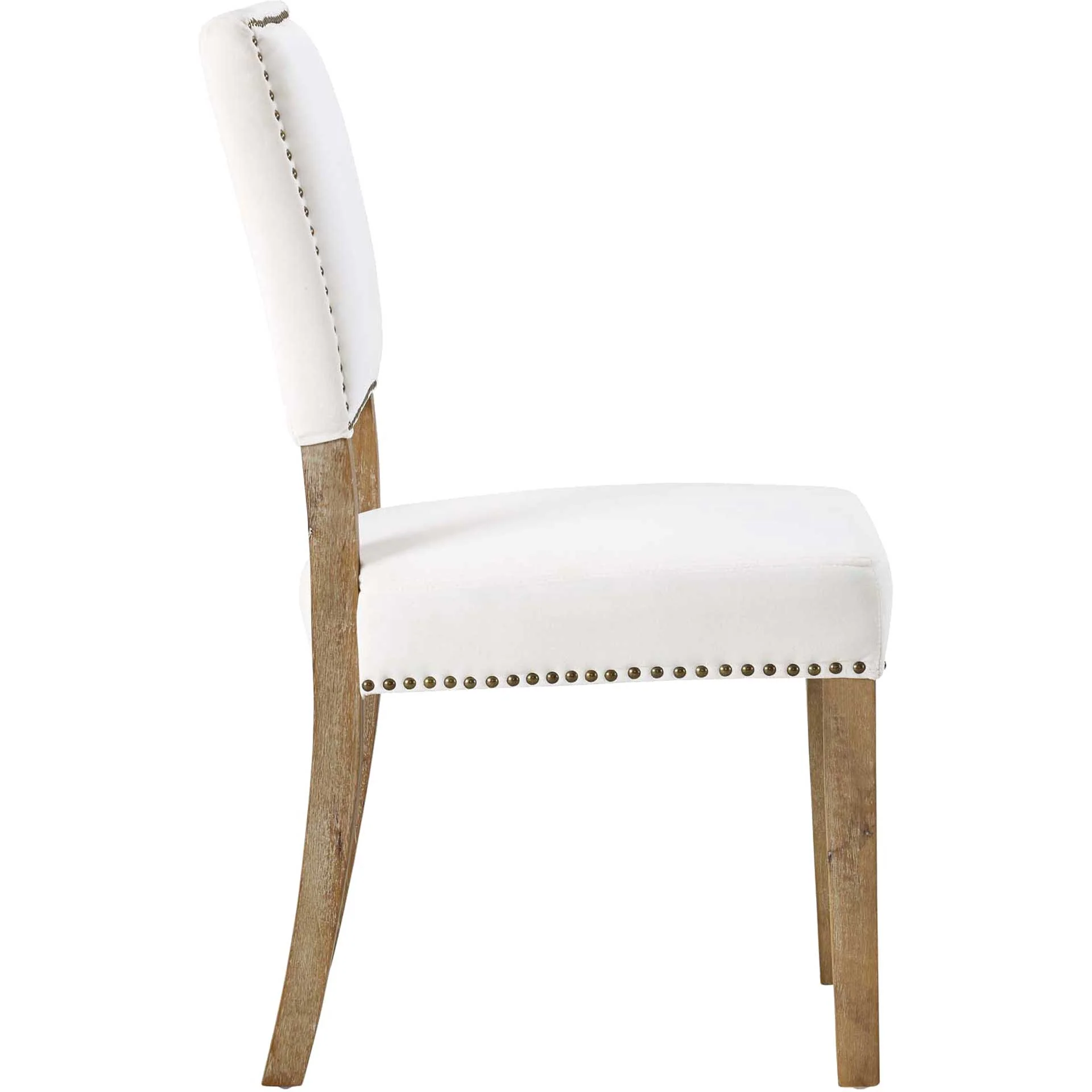 Orwen Wood Dining Chair Ivory - Image 2