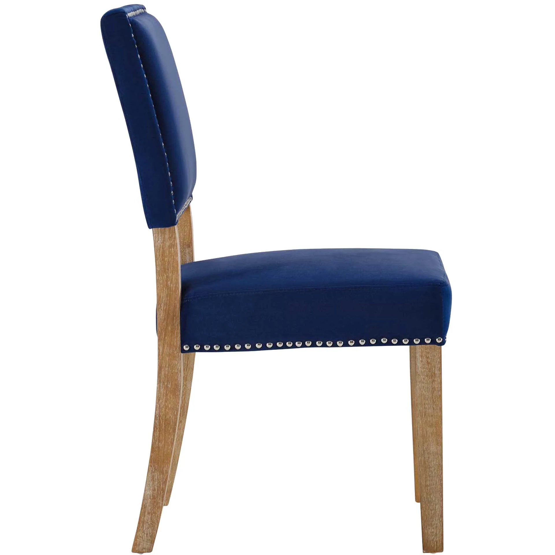 Orwen Wood Dining Chair Navy - Image 2