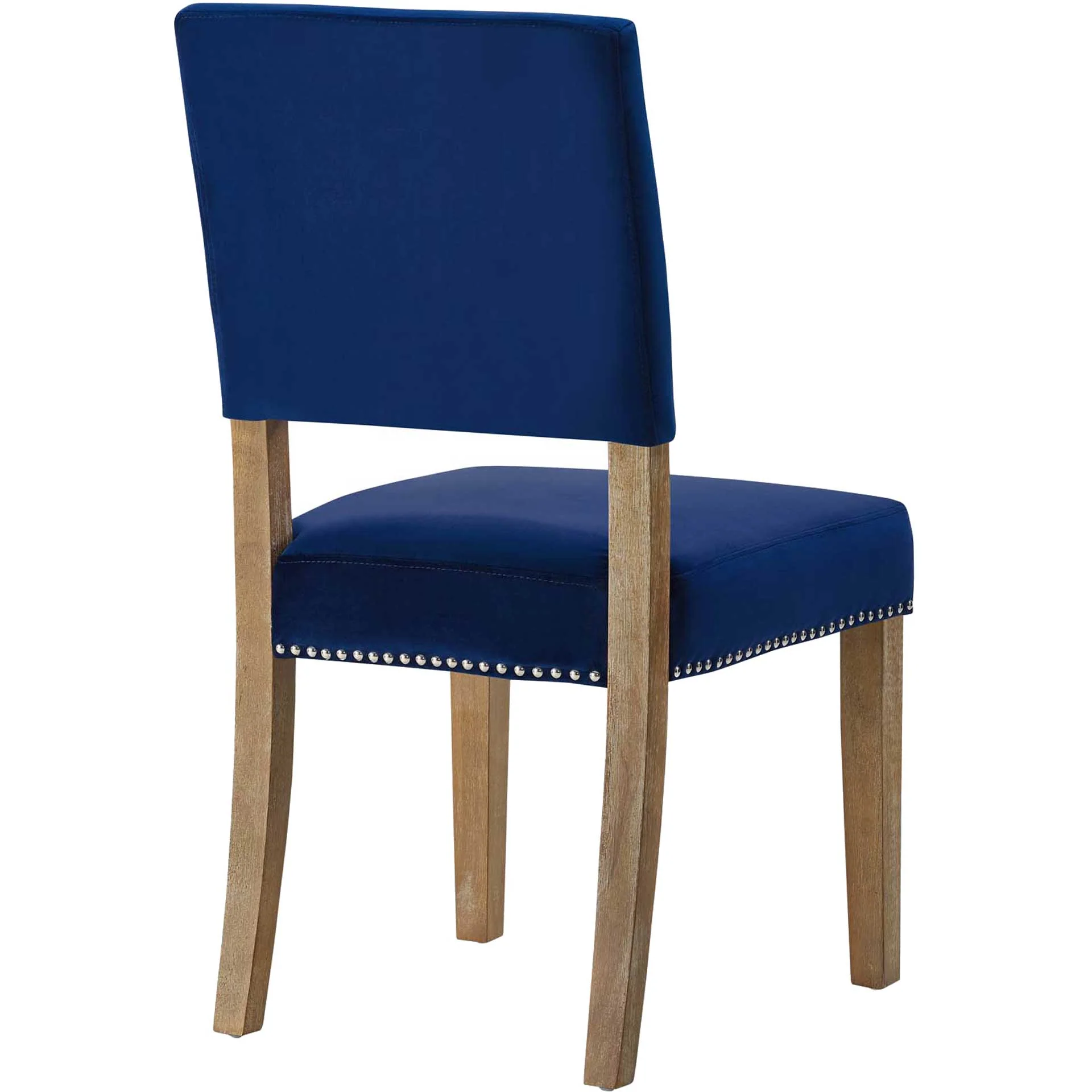 Orwen Wood Dining Chair Navy - Image 3
