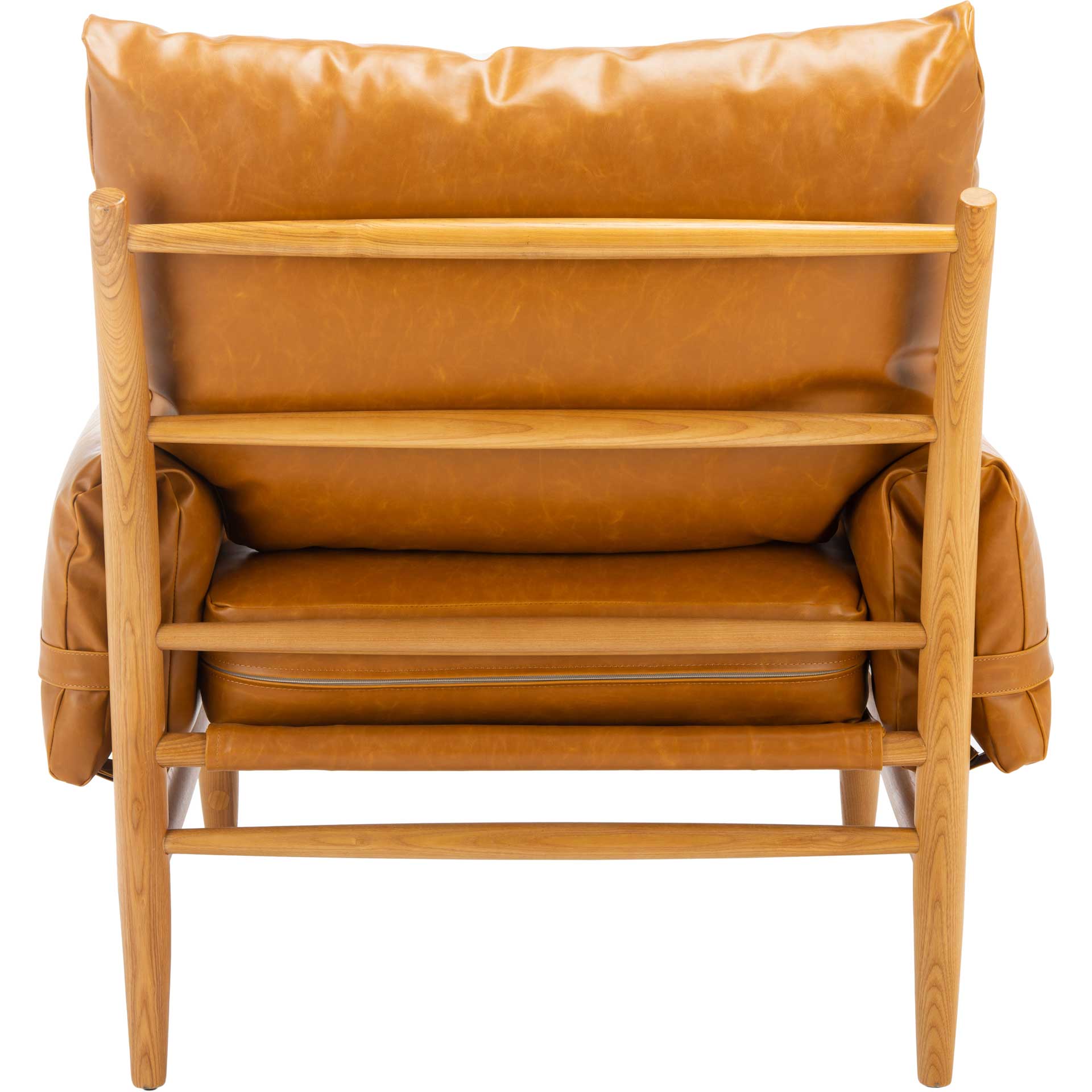 Osamu Mid Century Arm Chair Caramel/Natural - Image 4
