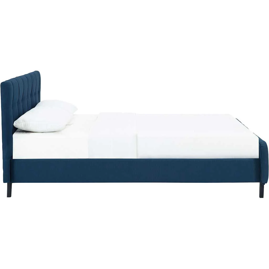 Osbert Fabric Bed Azure - Image 2