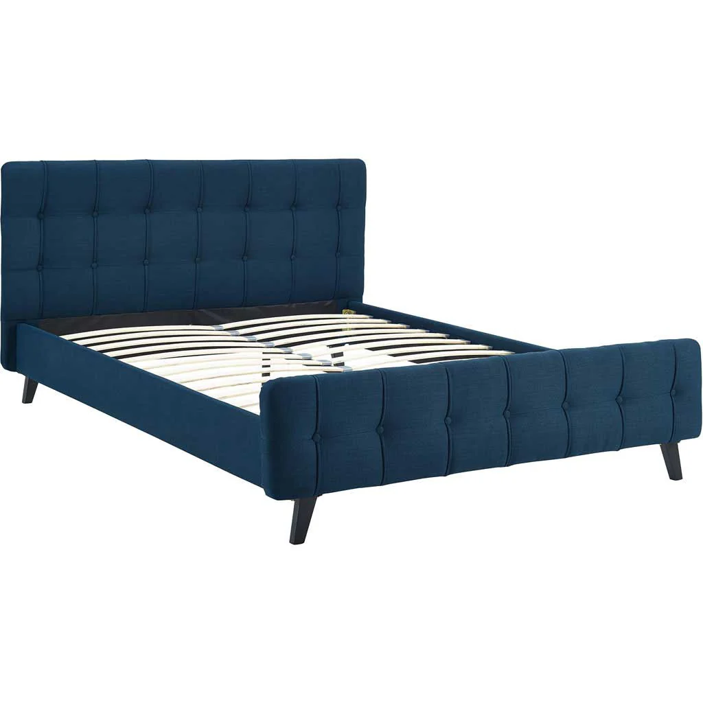 Osbert Fabric Bed Azure - Image 4