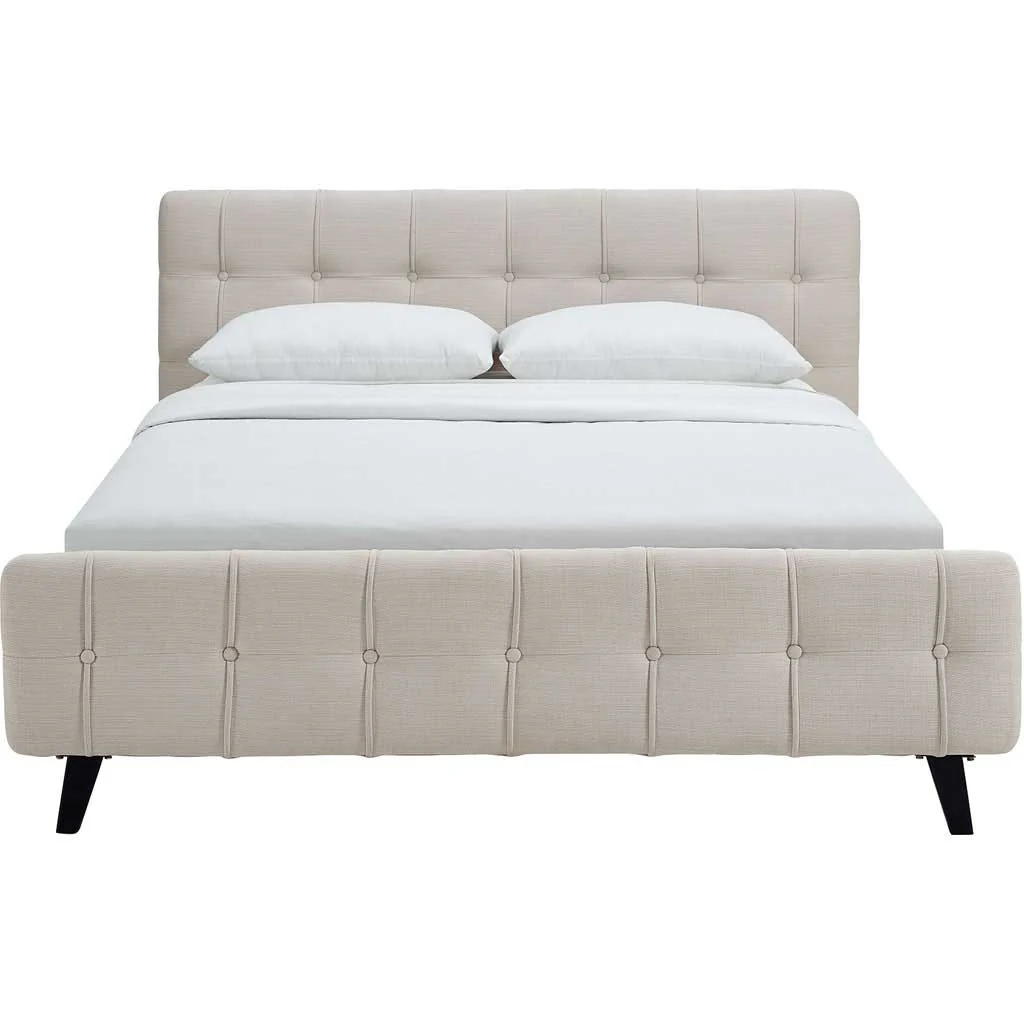 Osbert Fabric Bed Beige - Image 3