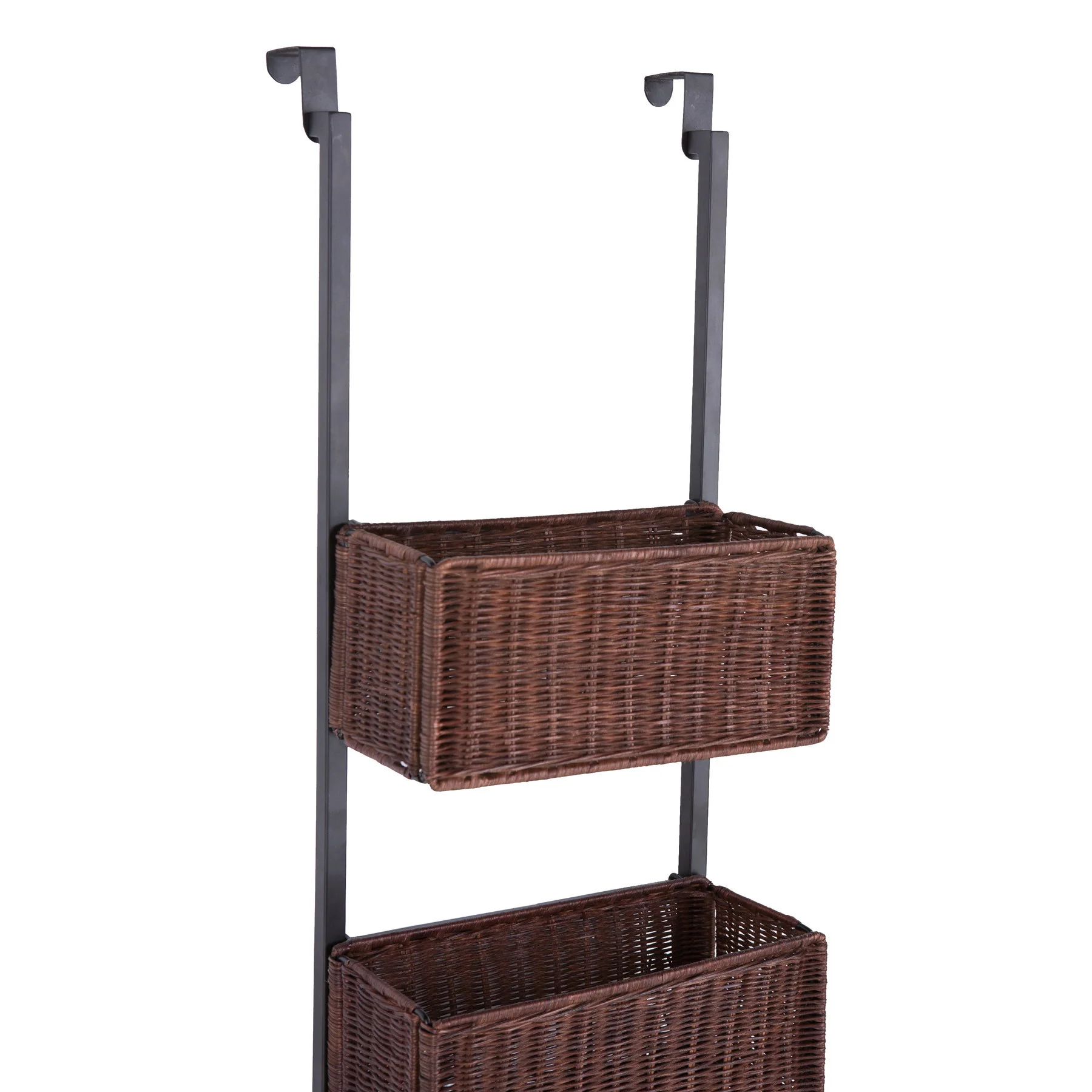 Over-The-Door 3-Tier Basket Storage Espresso - Image 3