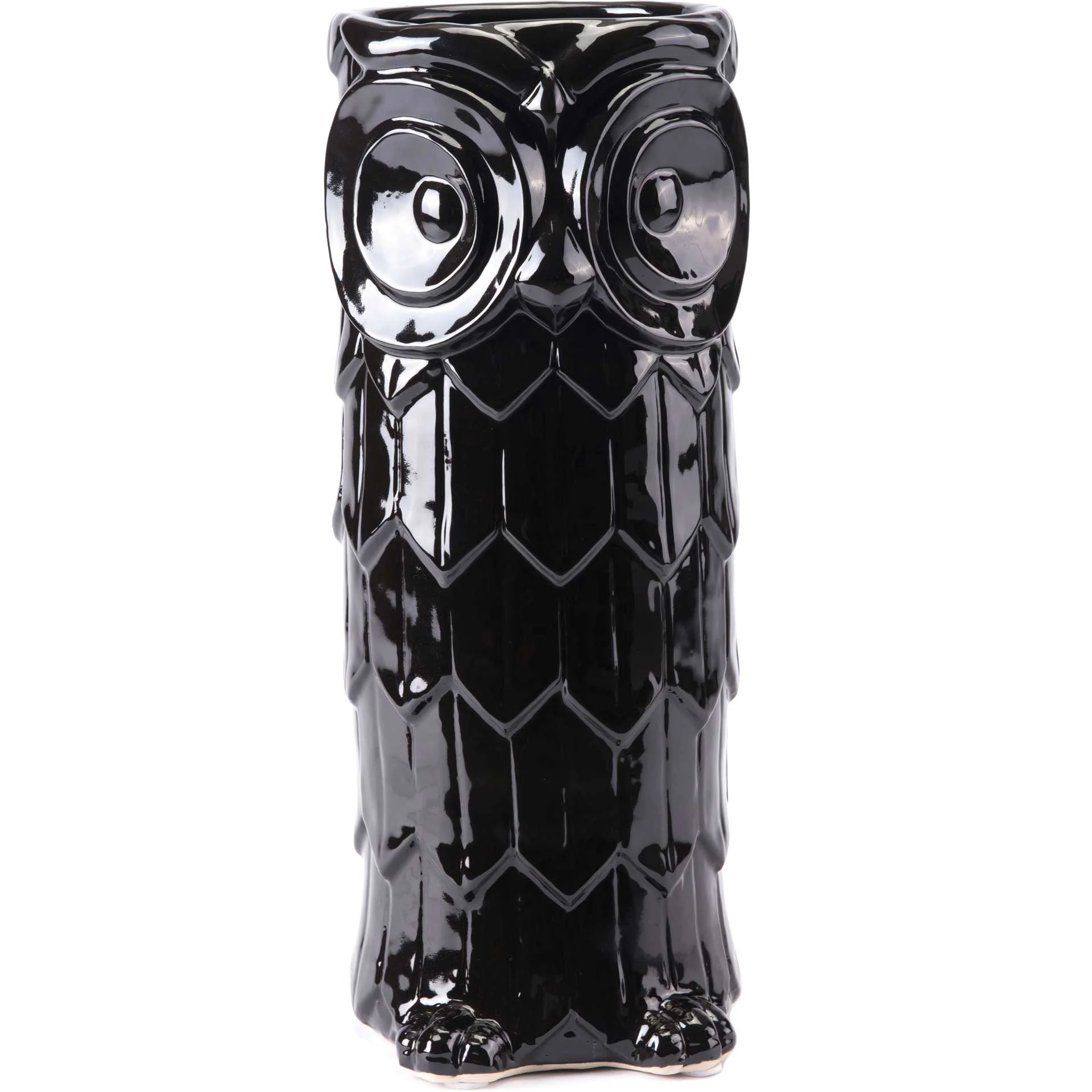 Owl Umbrella Stand Black - Image 3