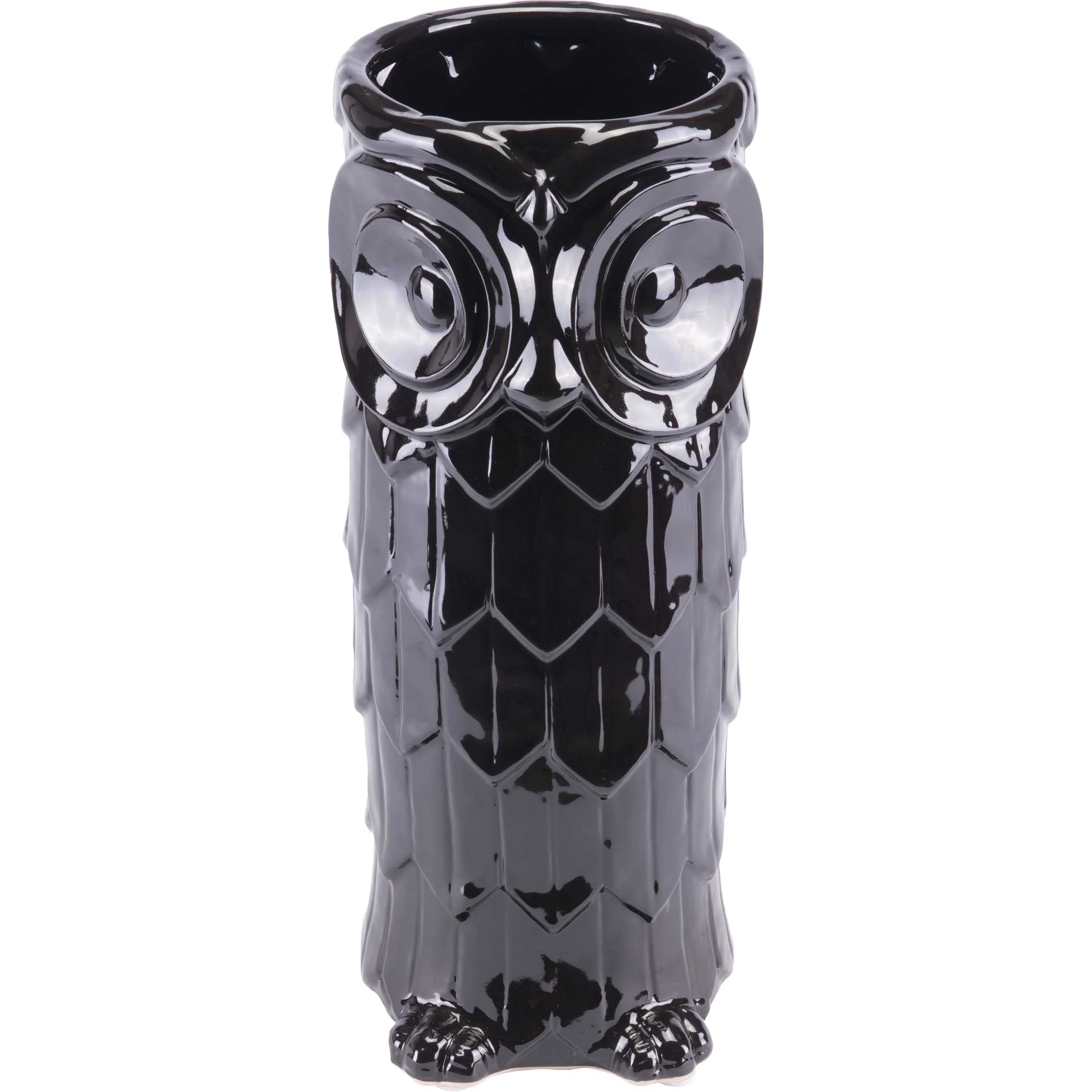 Owl Umbrella Stand Black - Image 4
