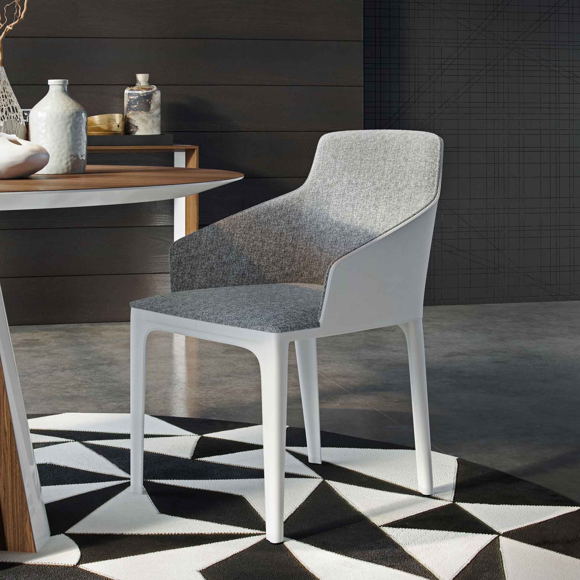 Oxford Dining Chair Gray Denim/Alpine - Image 3