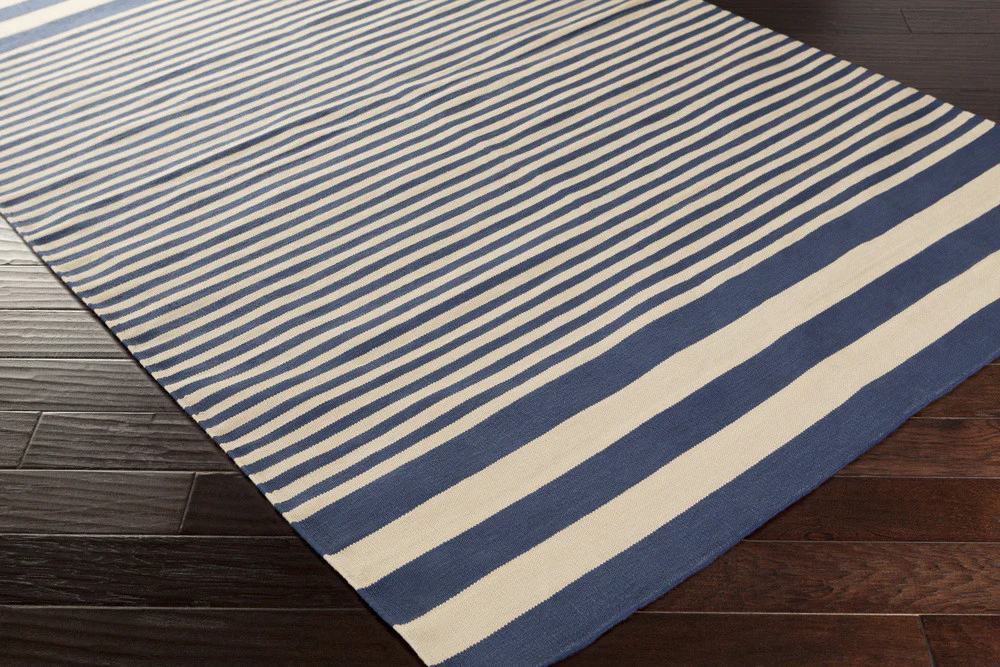 Oxford Navy/Beige Area Rug - Image 3