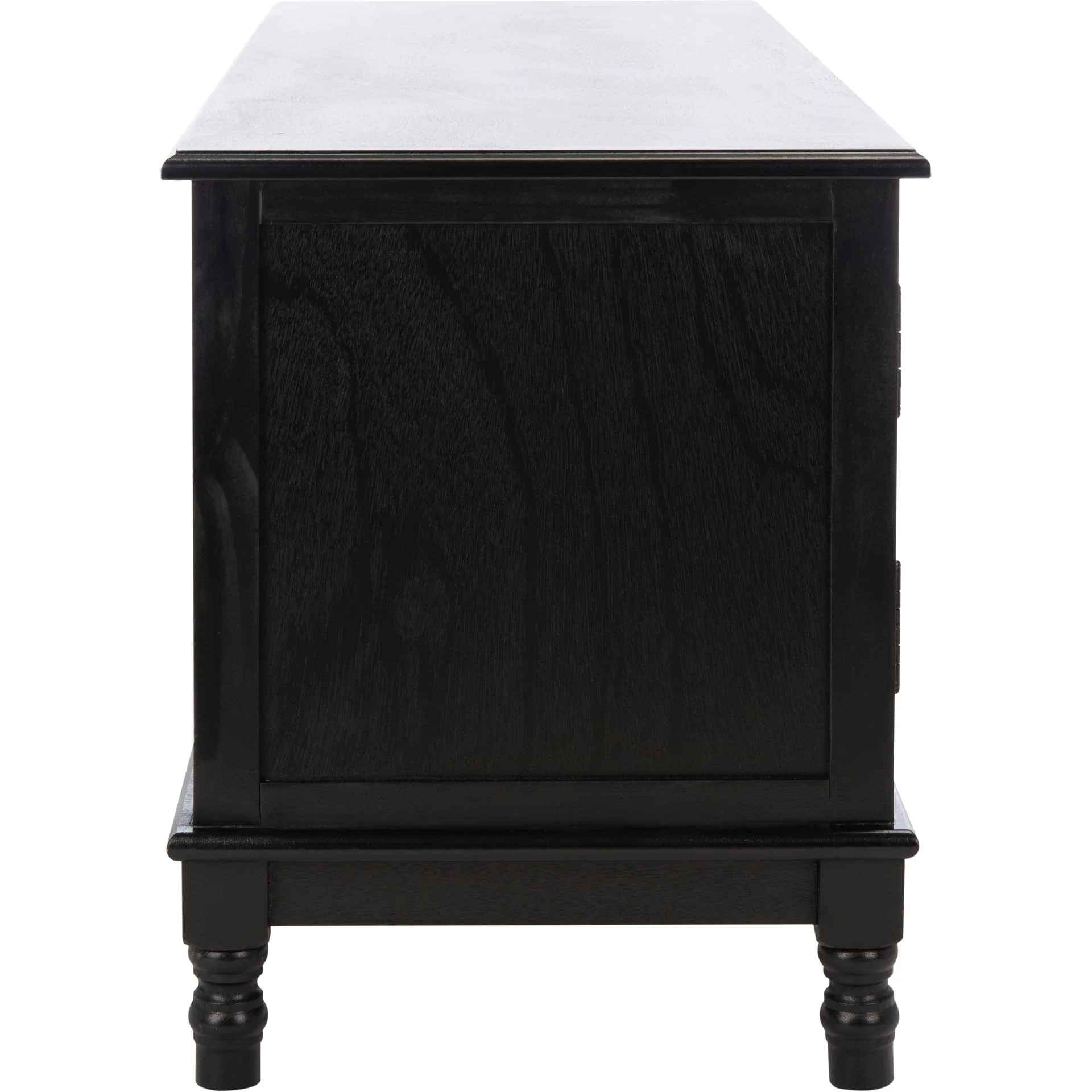 Ozbourne 2 Door 1 Shelf Media Stand Black - Image 3