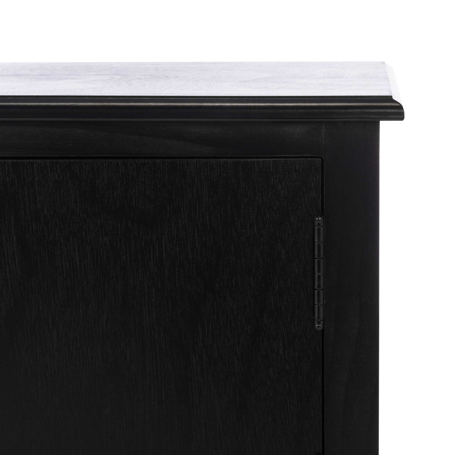 Ozbourne 2 Door 1 Shelf Media Stand Black - Image 5