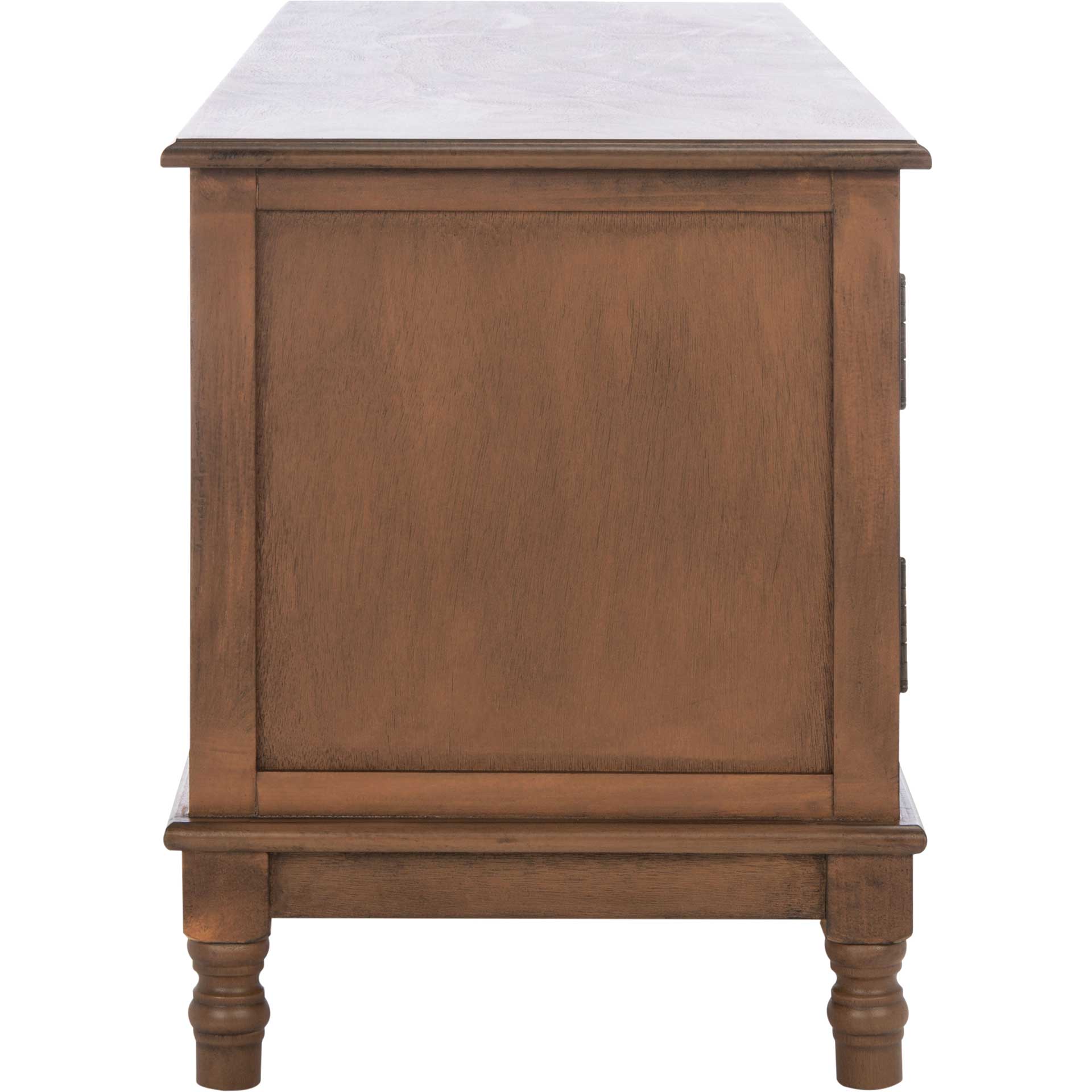 Ozbourne 2 Door 1 Shelf Media Stand Brown - Image 3