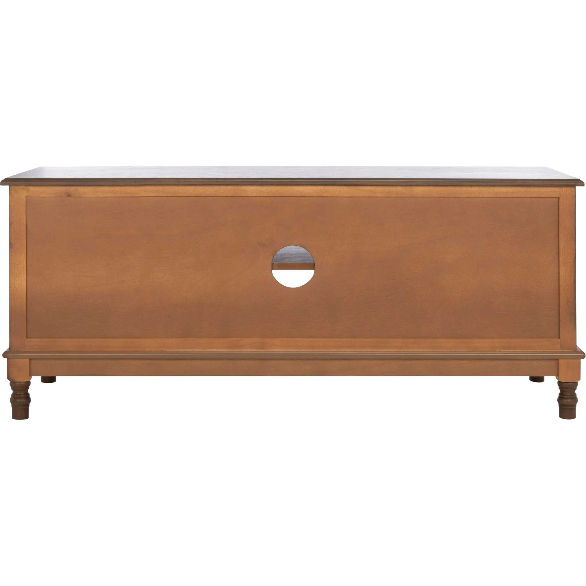 Ozbourne 2 Door 1 Shelf Media Stand Brown - Image 4