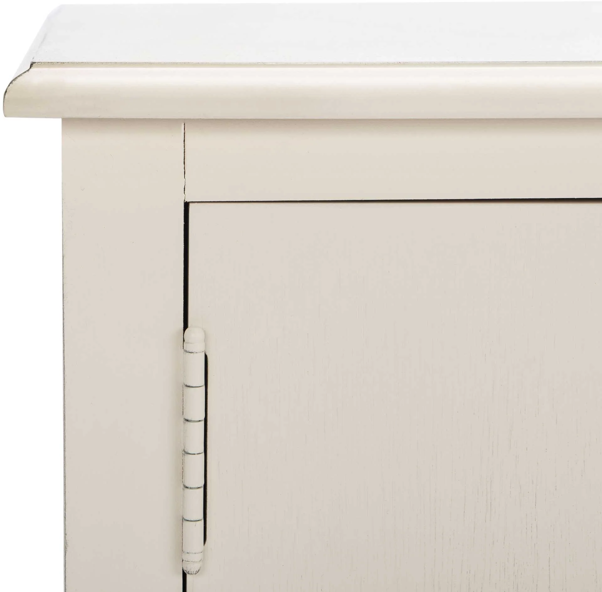 Ozbourne 2 Door 1 Shelf Media Stand Distressed White - Image 6