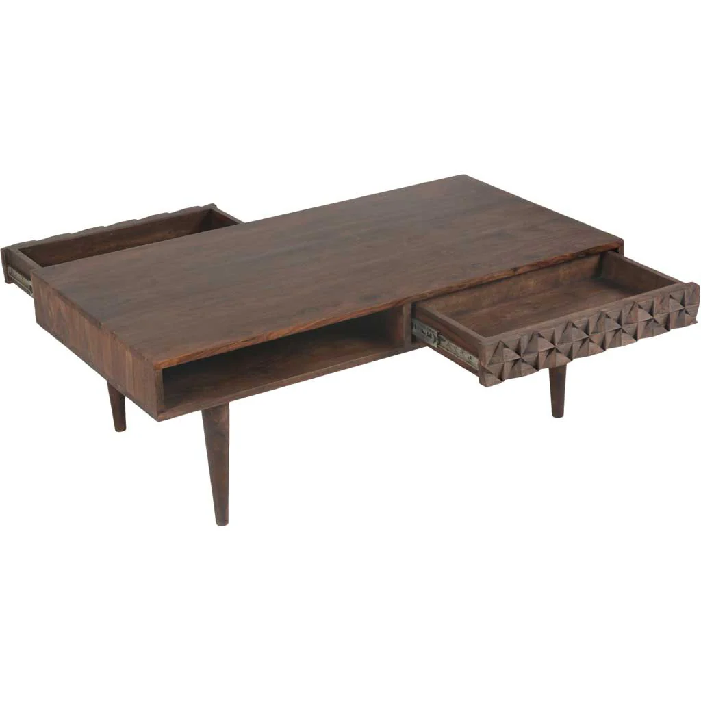 Pable 2 Drawer Coffee Table - Image 7
