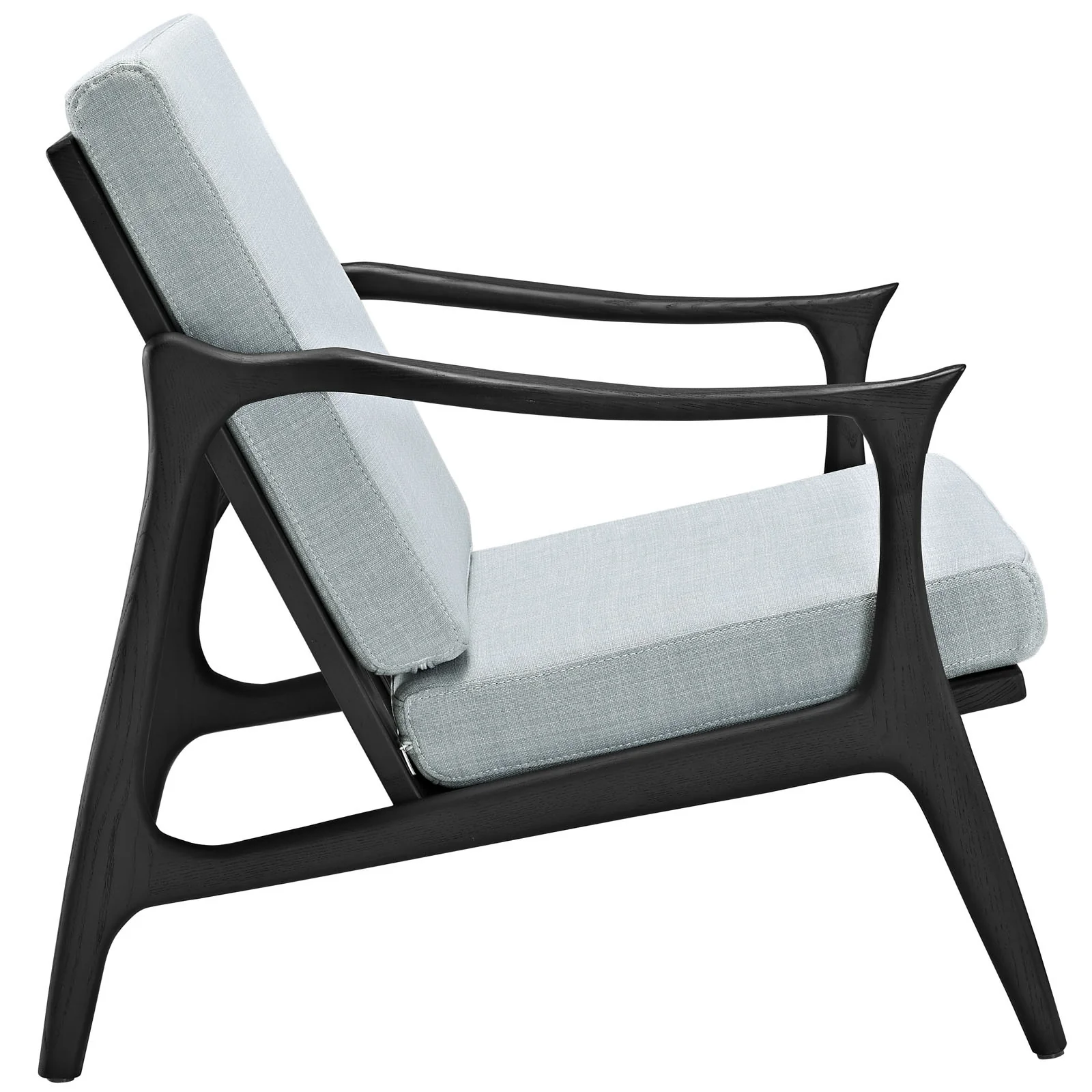 Pacific Armchair Black/Light Blue - Image 2