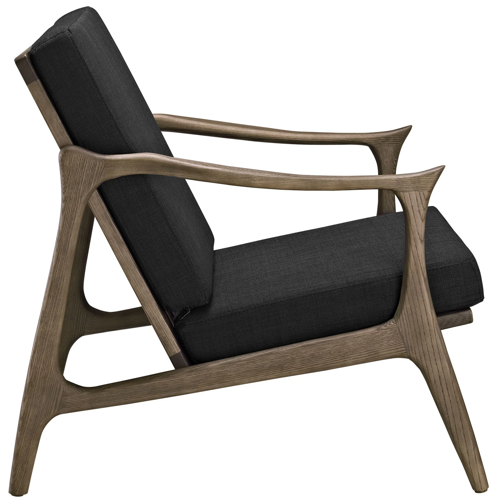 Pacific Armchair Walnut/Black - Image 2
