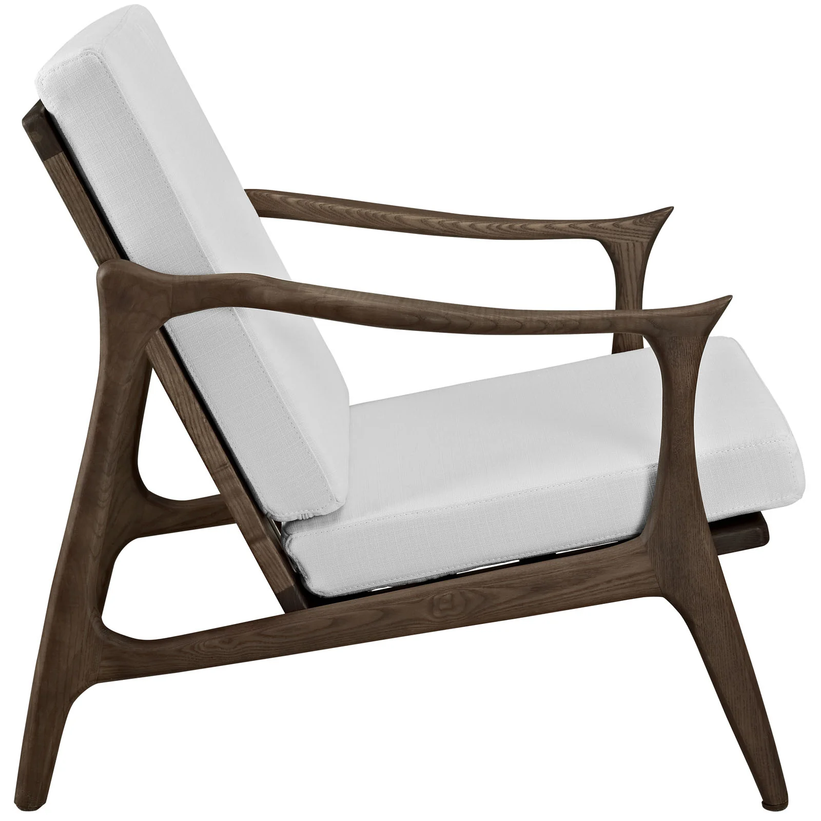 Pacific Armchair Walnut White - Image 2