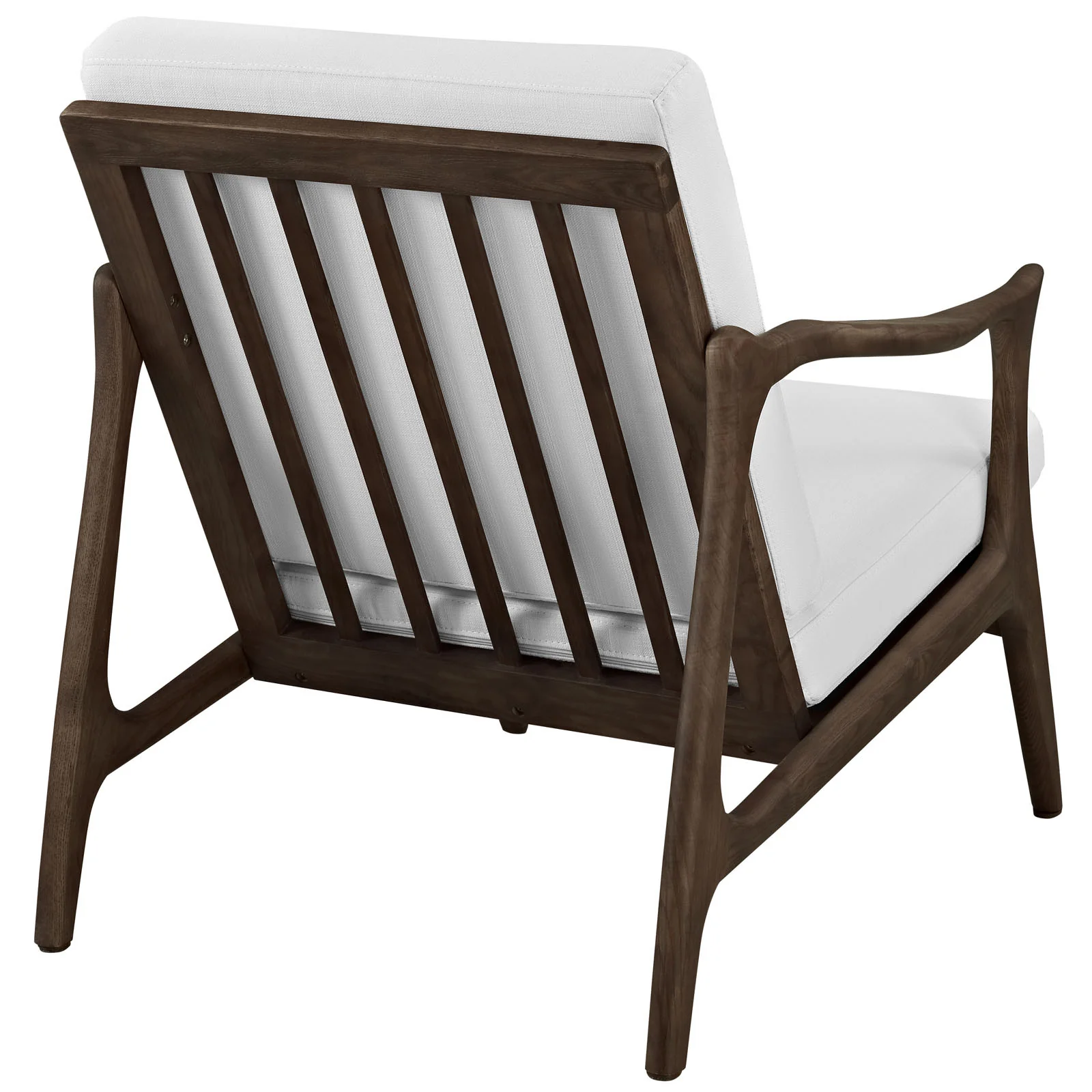 Pacific Armchair Walnut White - Image 3