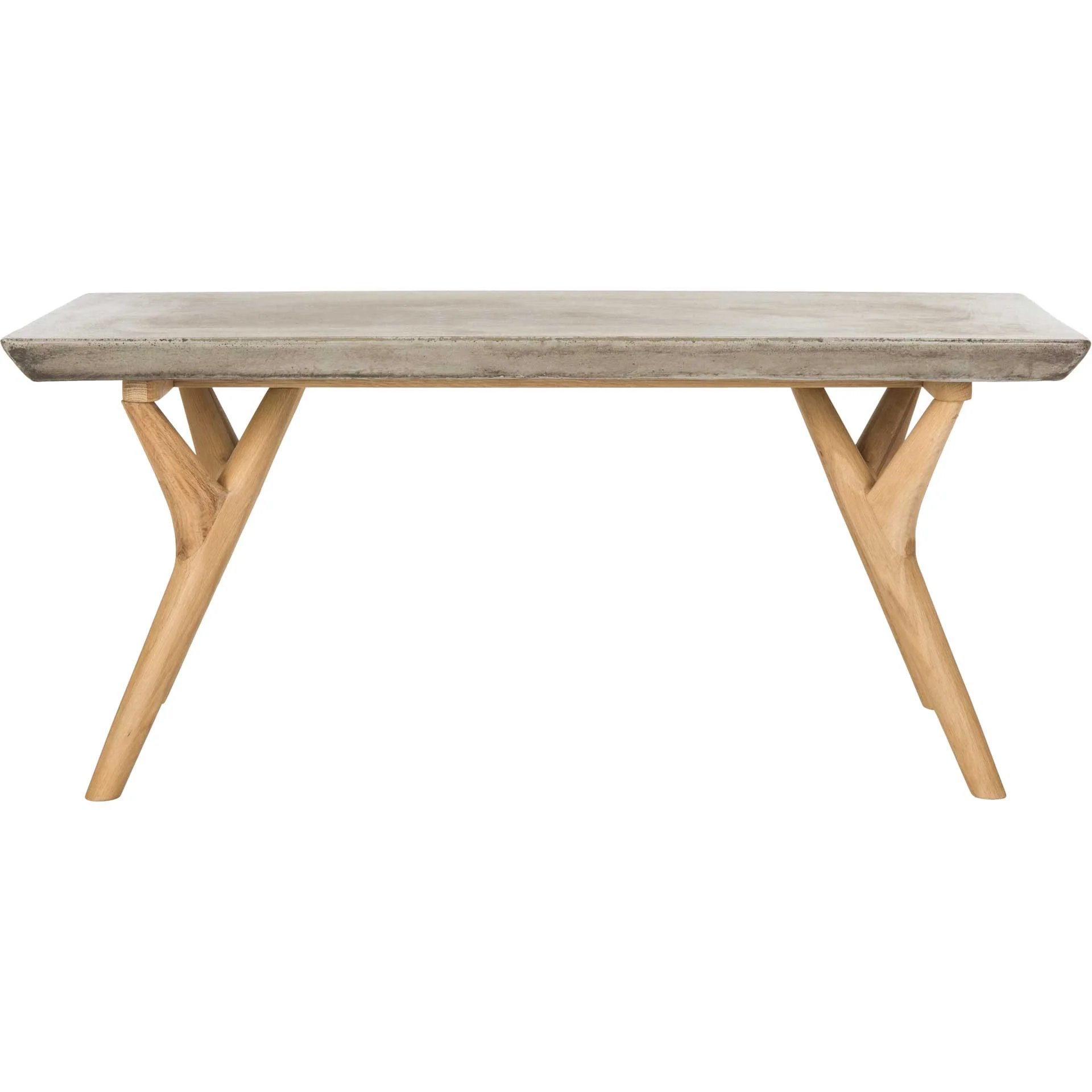 Padric Modern Concrete Coffee Table Dark Gray - Image 2