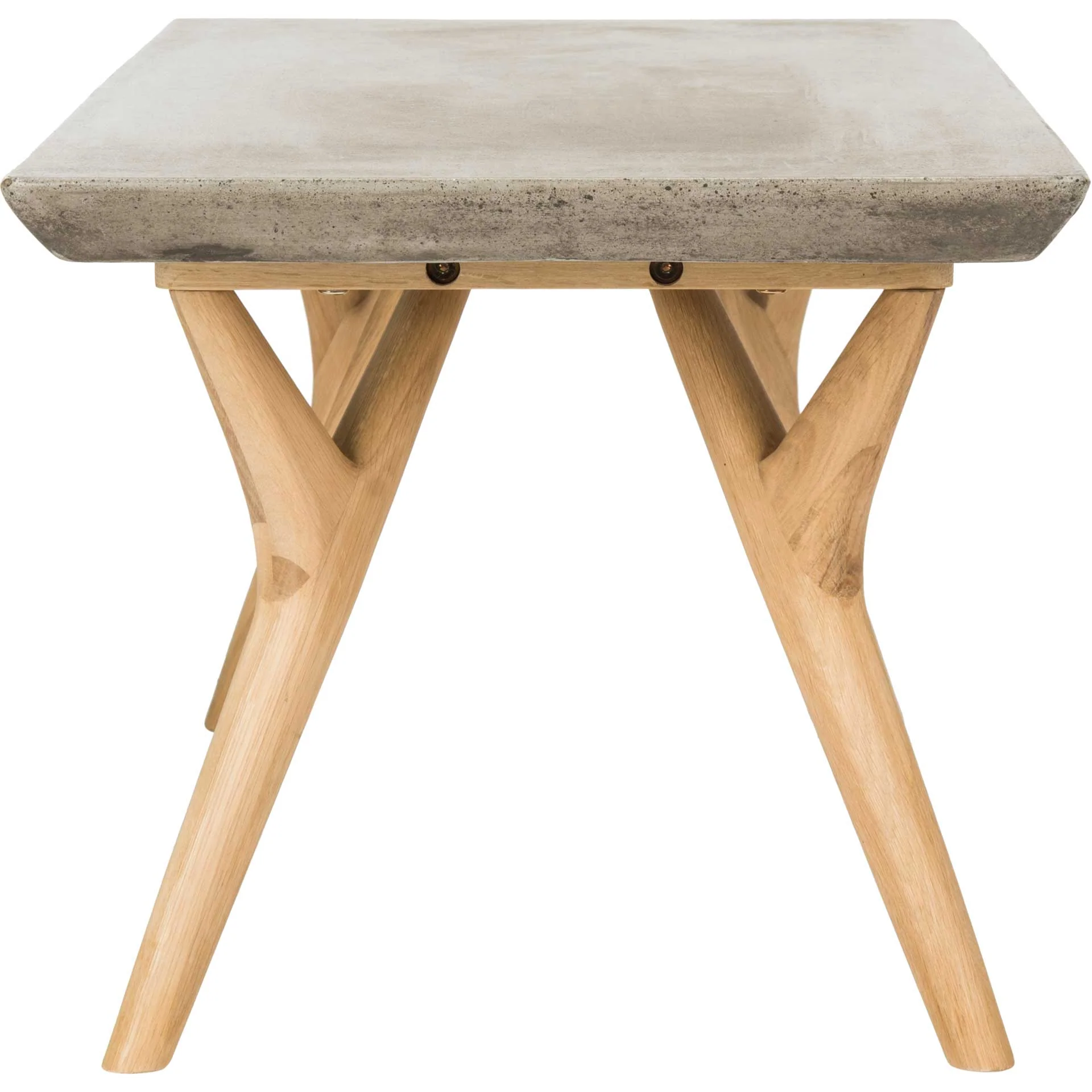 Padric Modern Concrete Coffee Table Dark Gray - Image 3