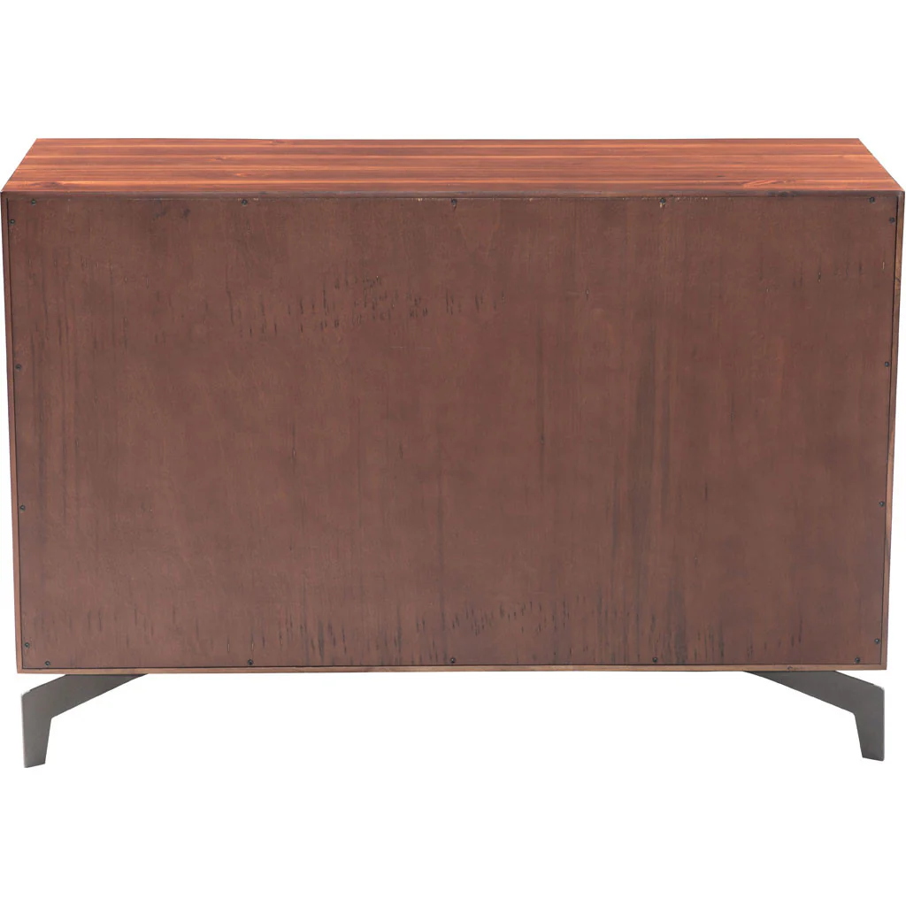 Paige Console Table Chestnut - Image 4