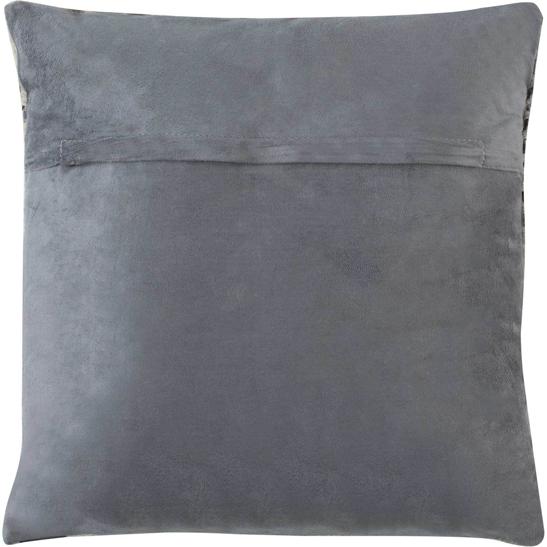 Paige Cowhide Pillow White - Image 2