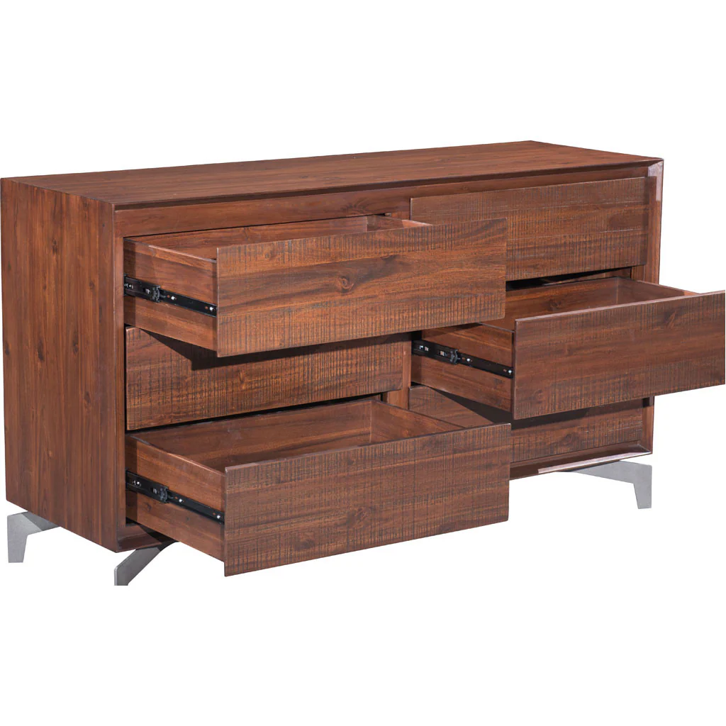 Paige Double Dresser Chestnut - Image 5