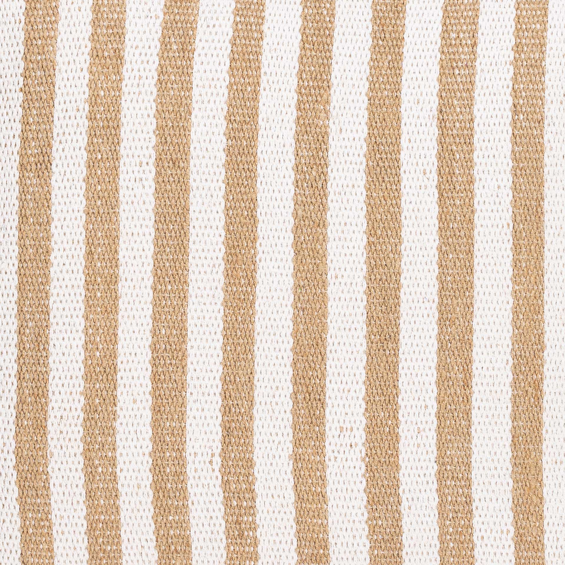 Paige Pouf Camel/White - Image 2