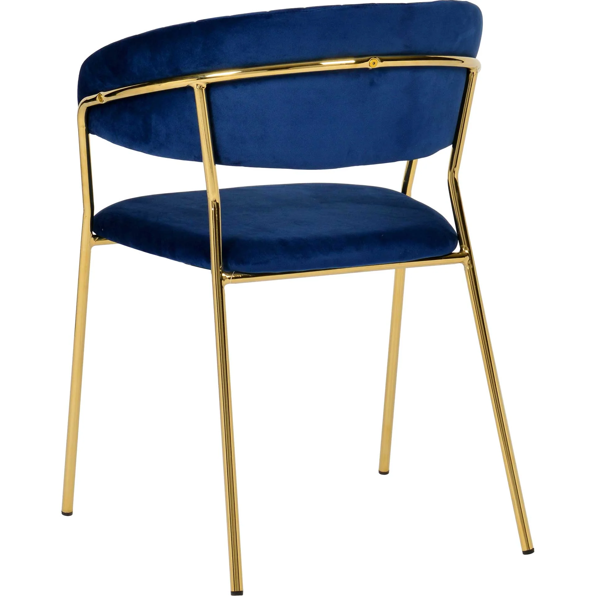 Paisley Velvet Chair Navy (Set of 2) - Image 5