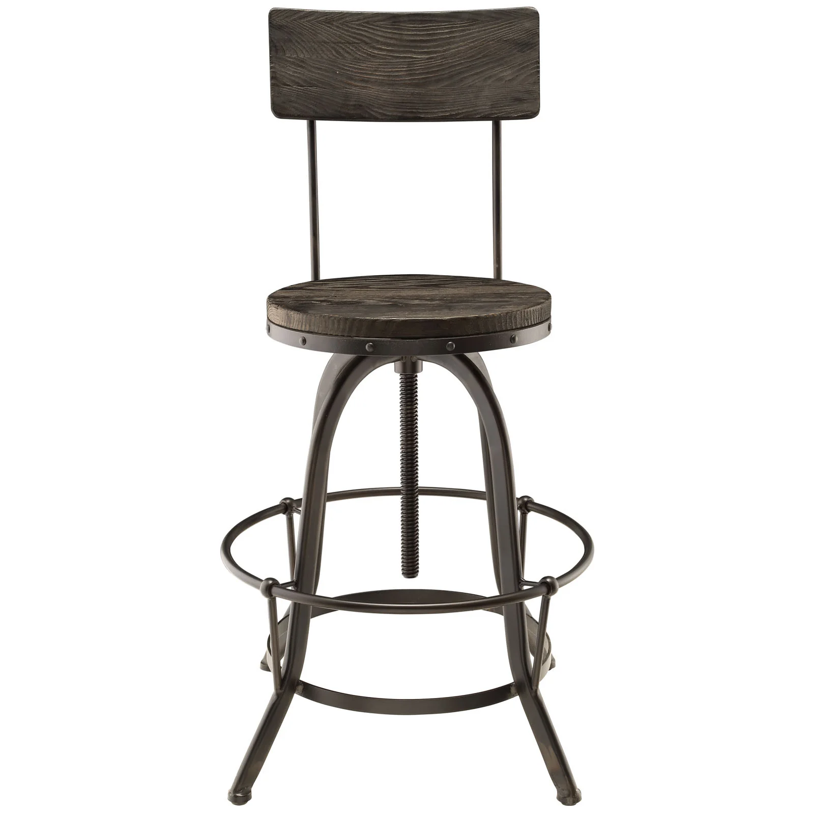 Palamas Wood Bar Stool Black - Image 2