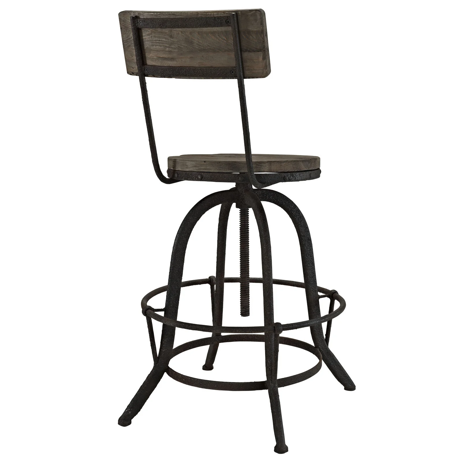 Palamas Wood Bar Stool Brown - Image 4