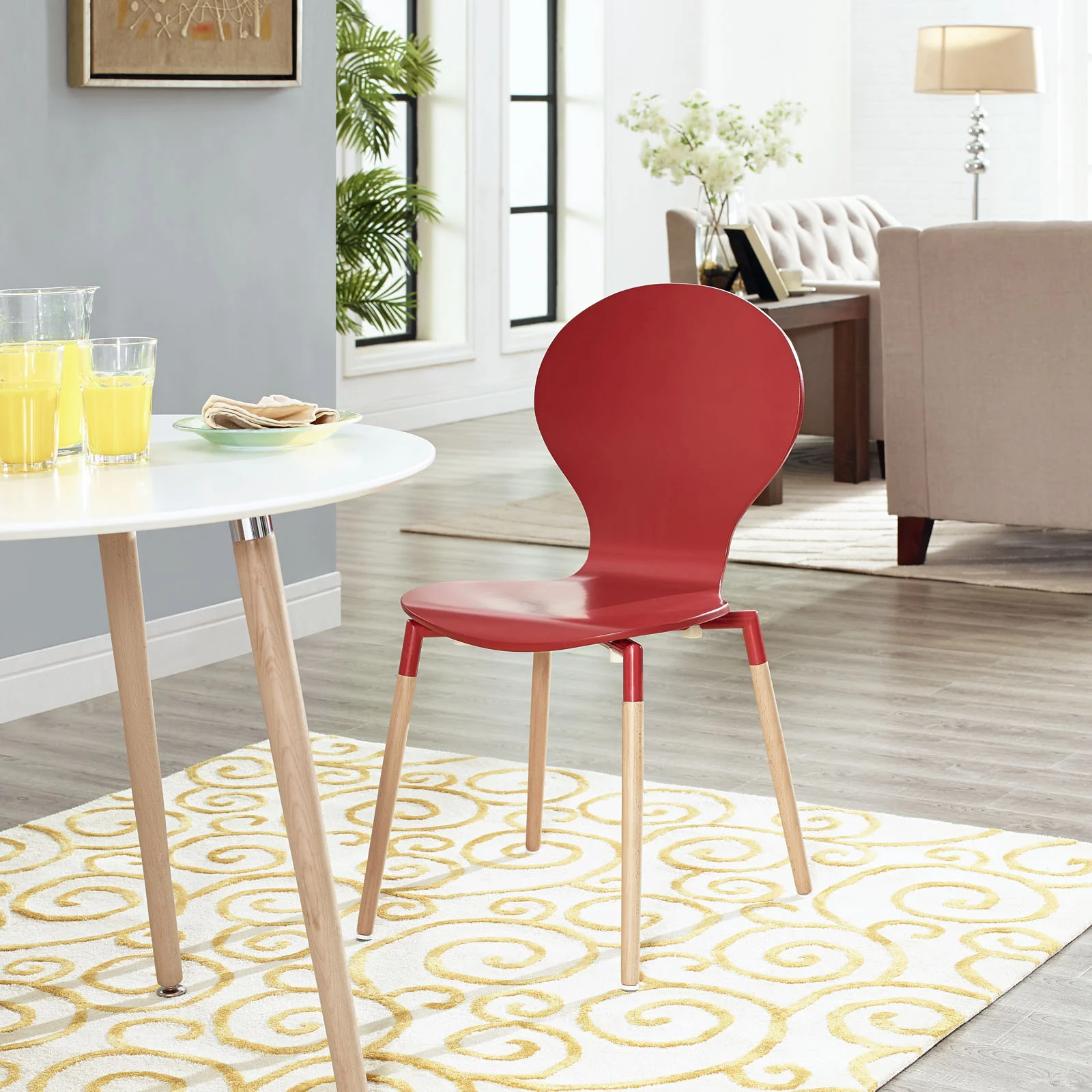 Palatina Chair Red - Image 4
