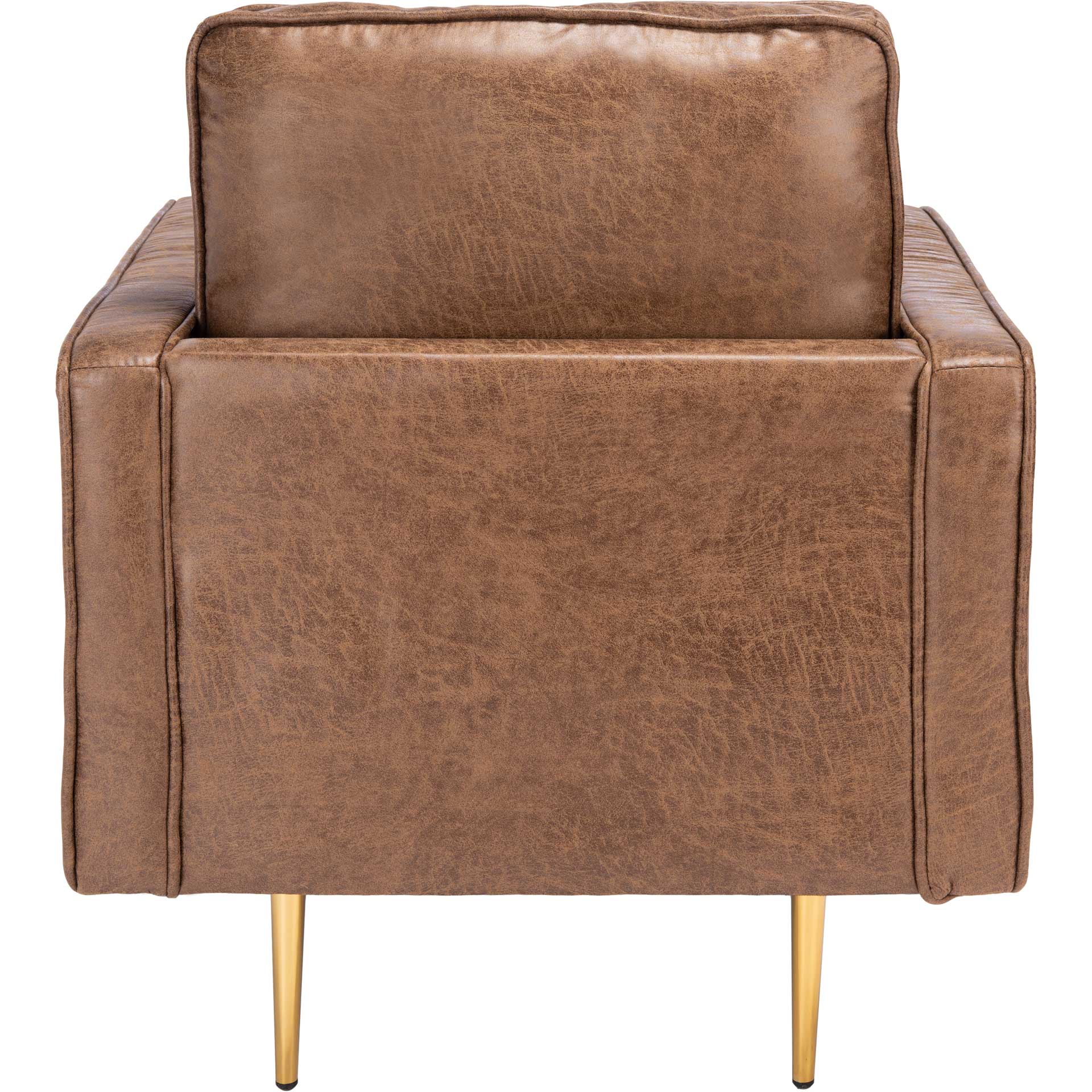 Palermo Accent Chair Brown/Gold - Image 4