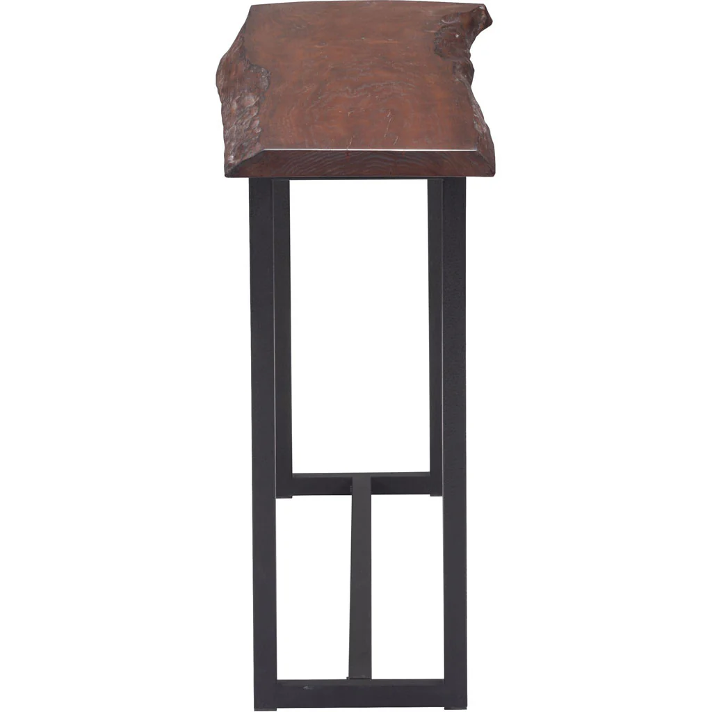 Palermo Console Table Distressed Cherry Oak - Image 2