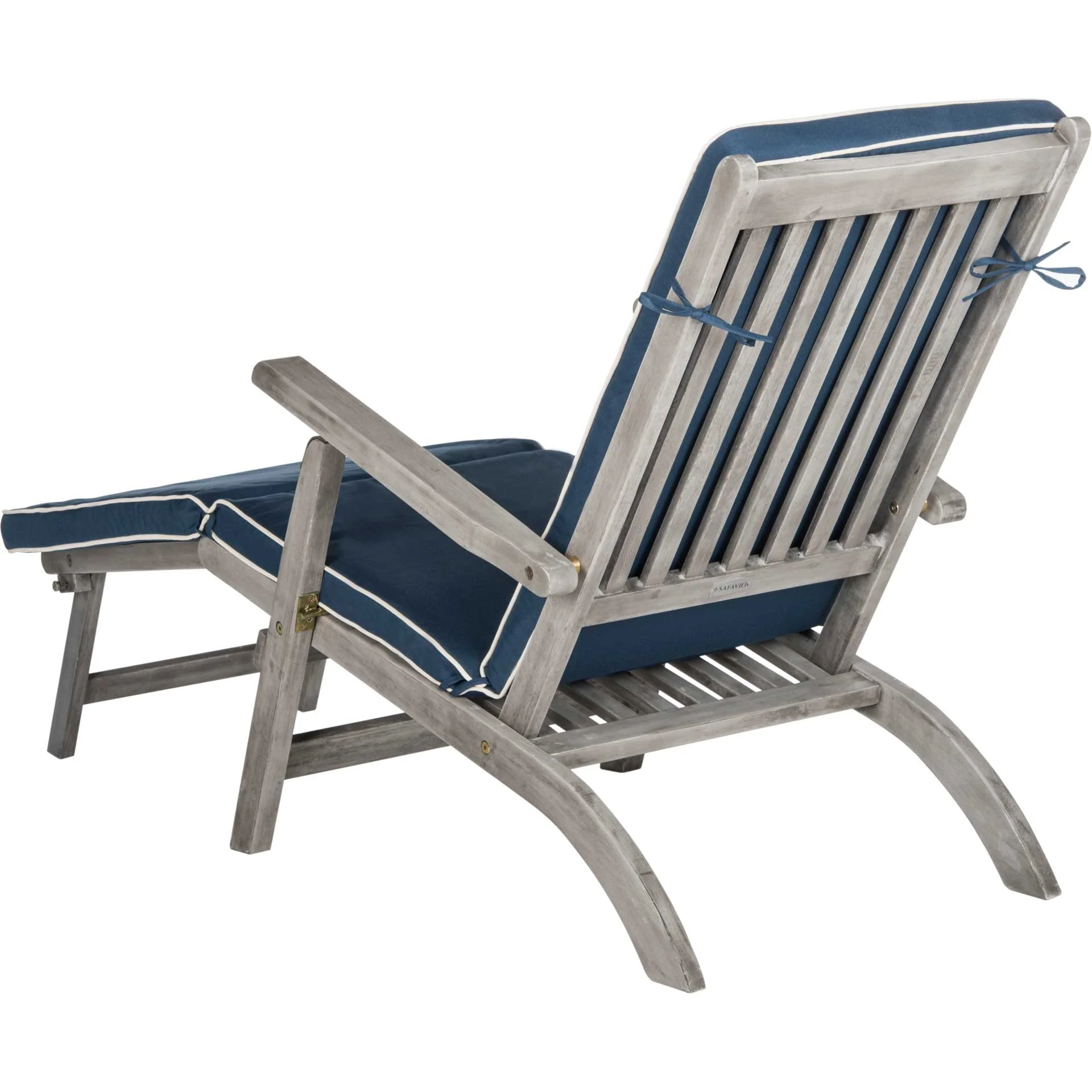 Palm Lounge Chair Gray/Navy - Image 3