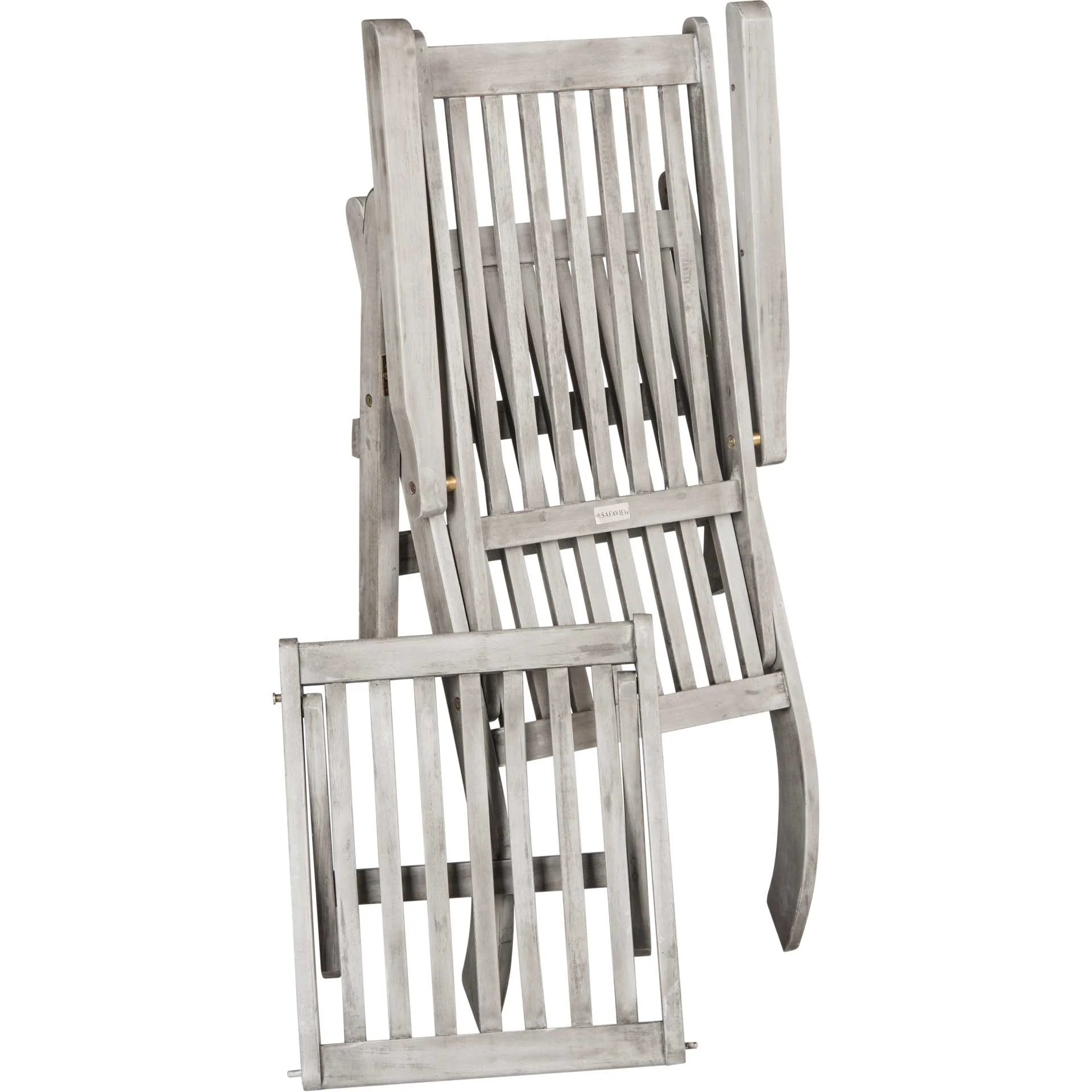 Palm Lounge Chair Gray/Navy - Image 4