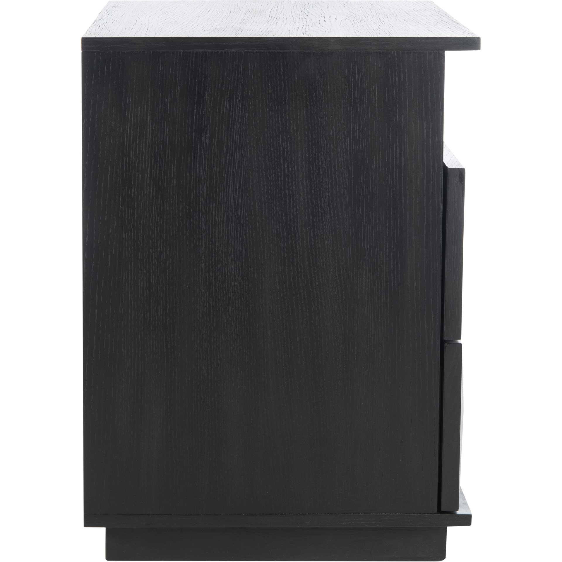 Palmetto 2 Drawer Nightstand Black - Image 3