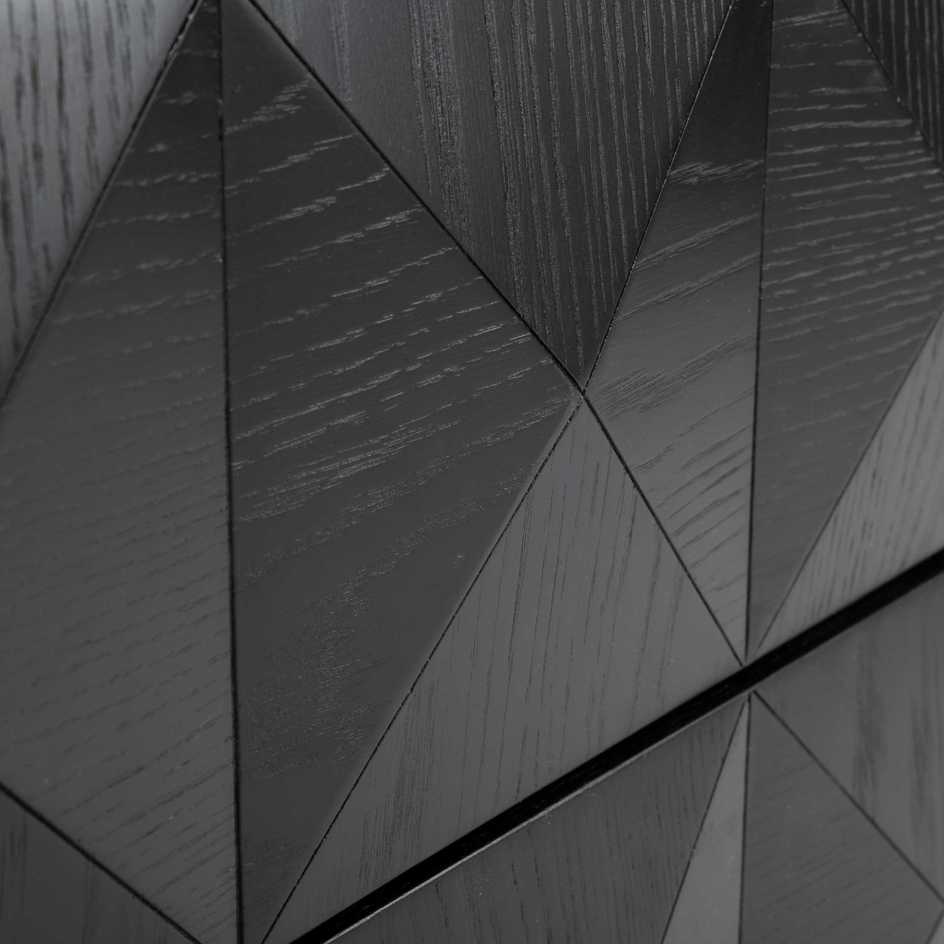Palmetto 2 Drawer Nightstand Black - Image 5