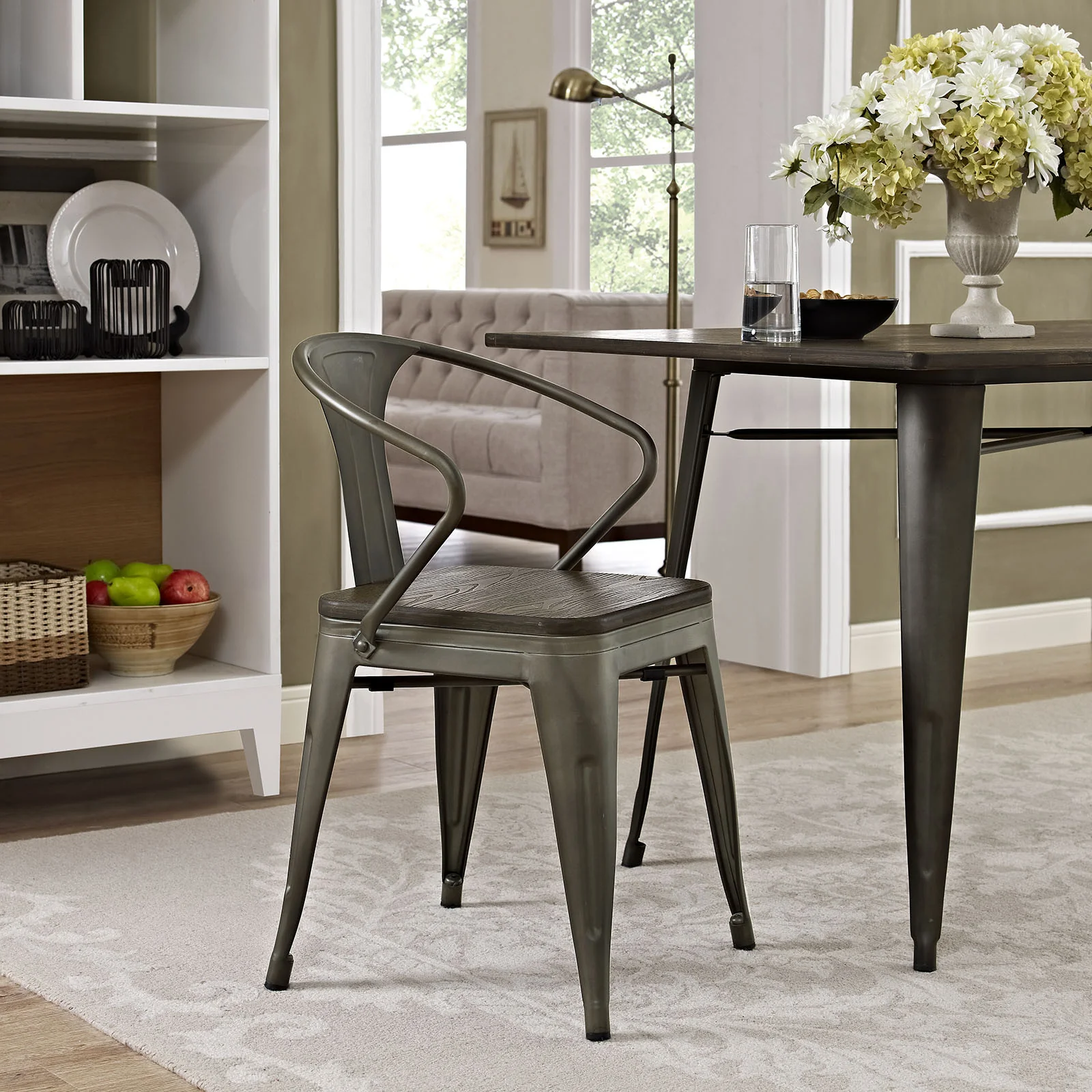 Panora Bamboo Dining Chair Brown - Image 4