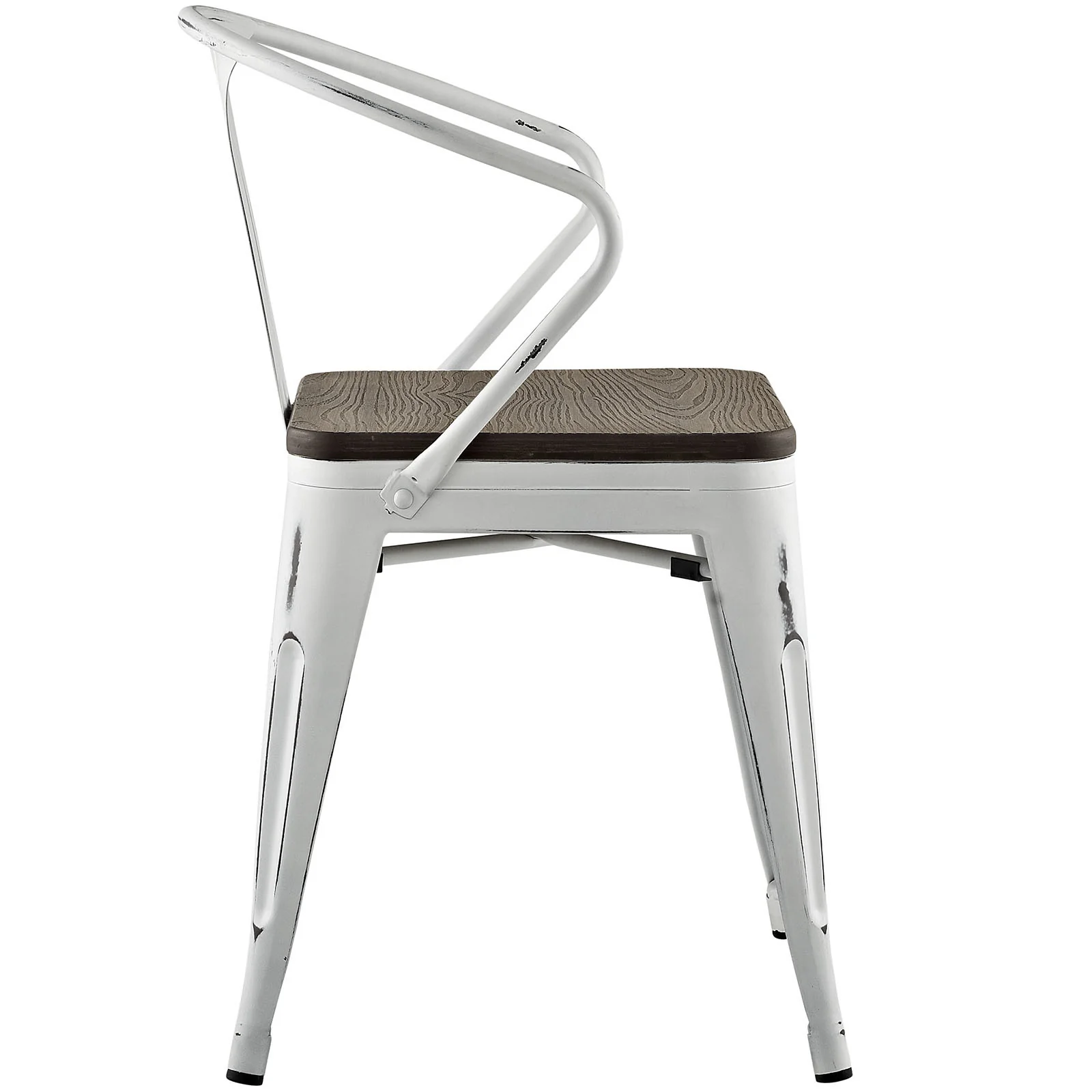 Panora Bamboo Dining Chair White - Image 2
