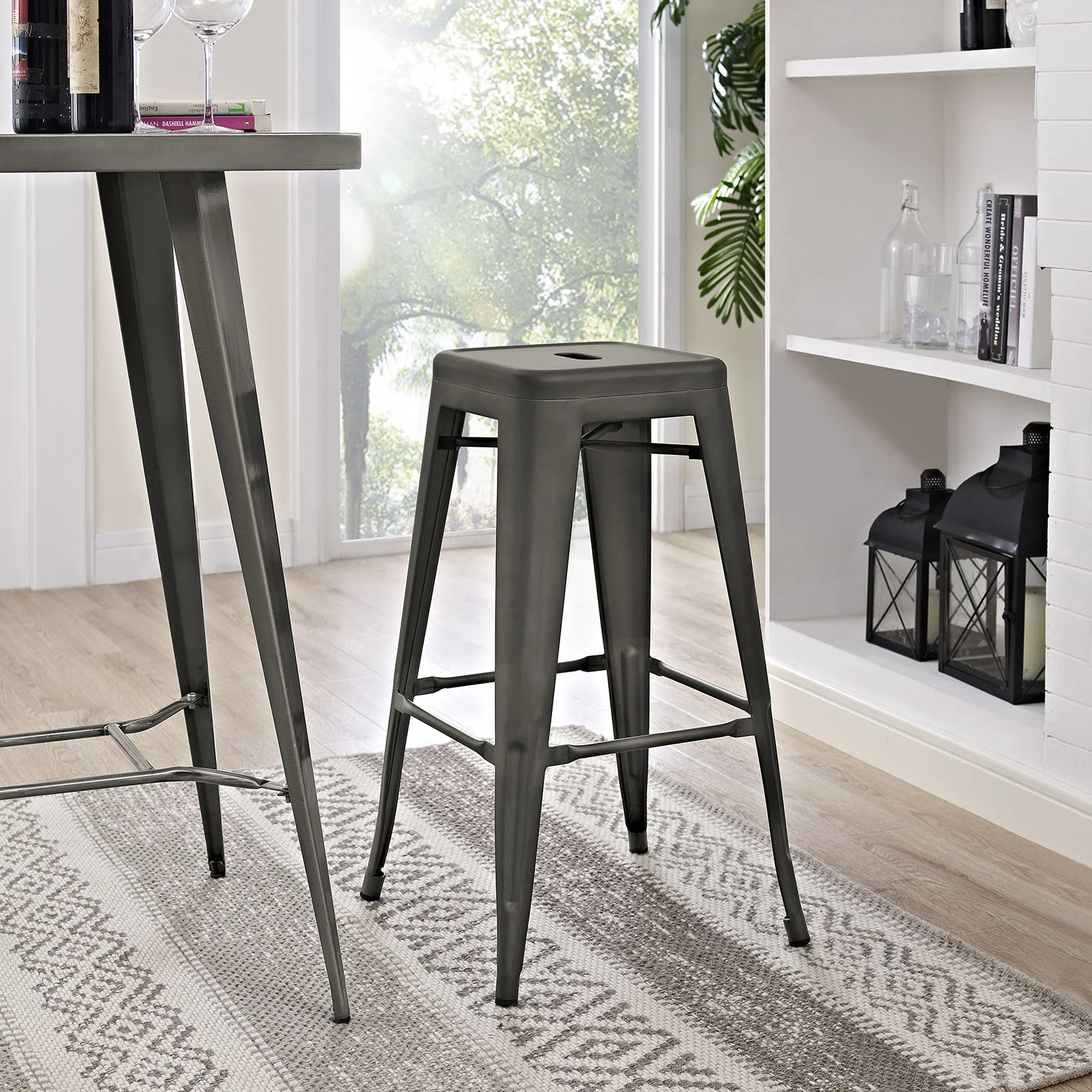 Panora Bar Stool Brown - Image 4