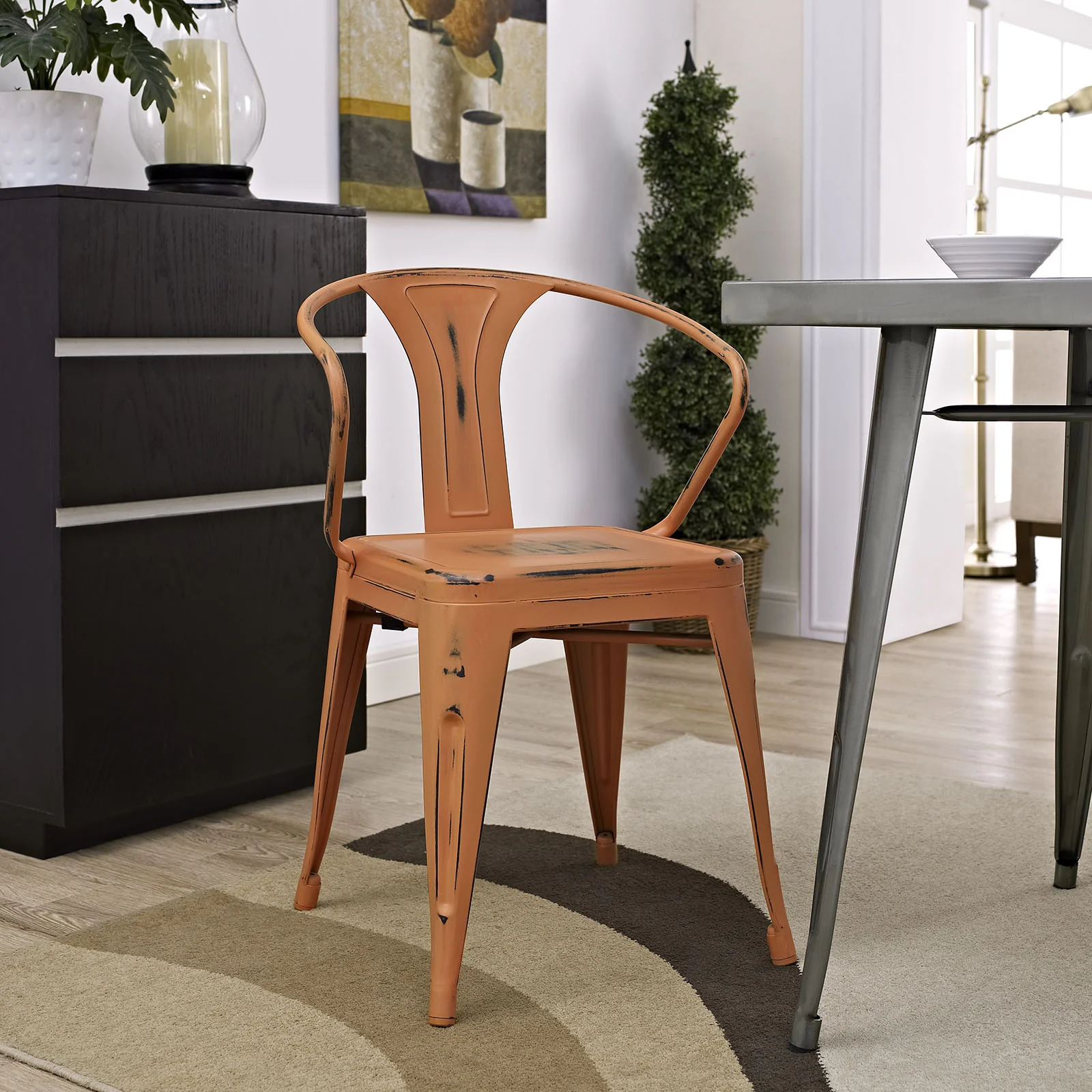Panora Dining Chair Orange - Image 4