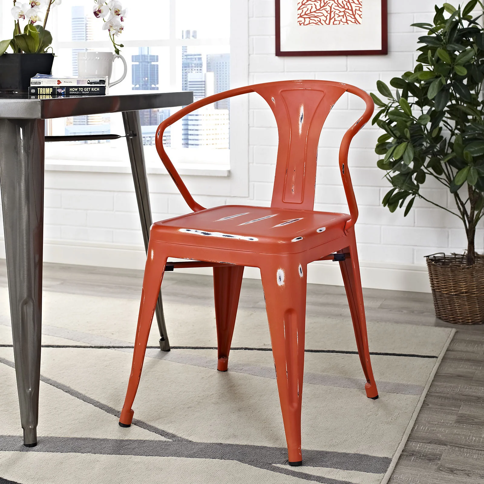 Panora Dining Chair Red - Image 4
