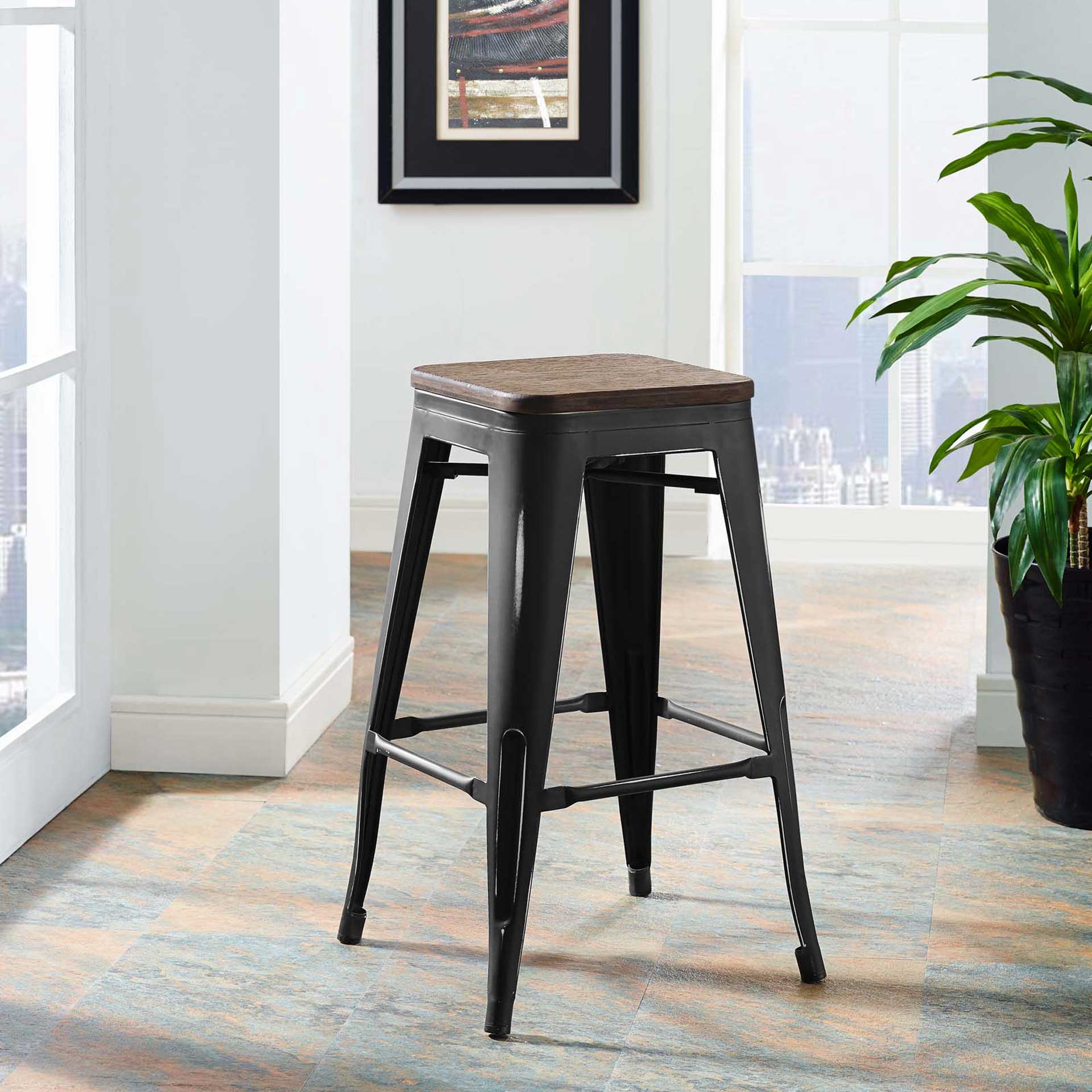 Panora Metal Bar Stool Black - Image 8