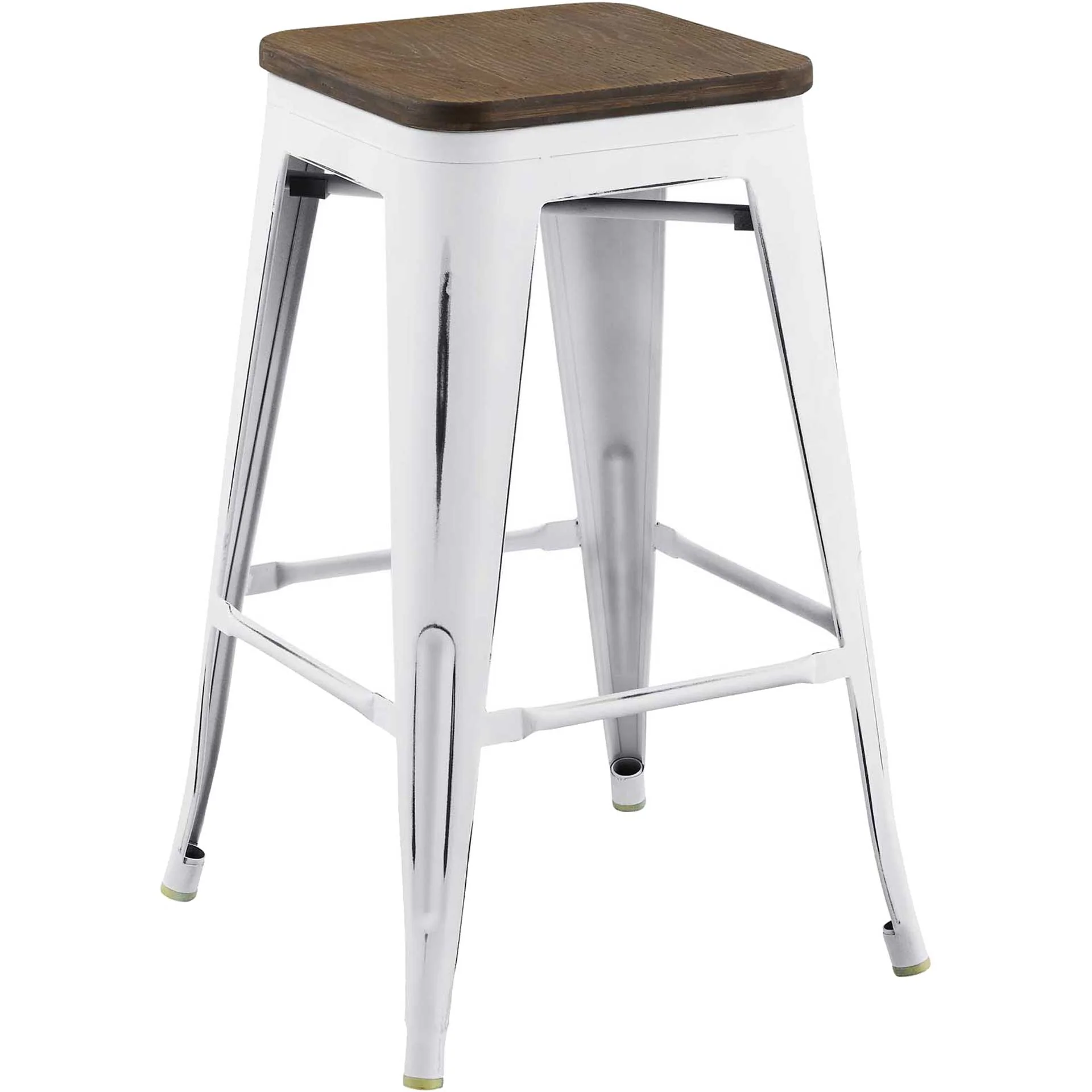 Panora Metal Bar Stool White - Image 5