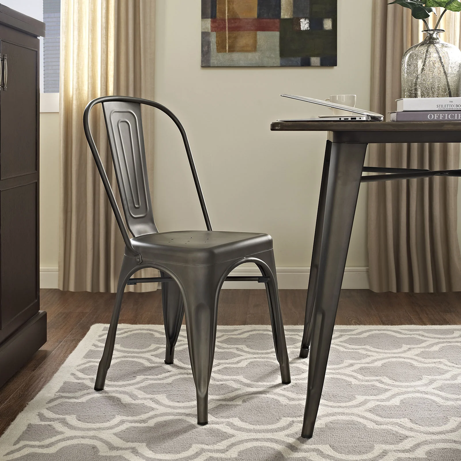 Panora Side Chair Brown - Image 4