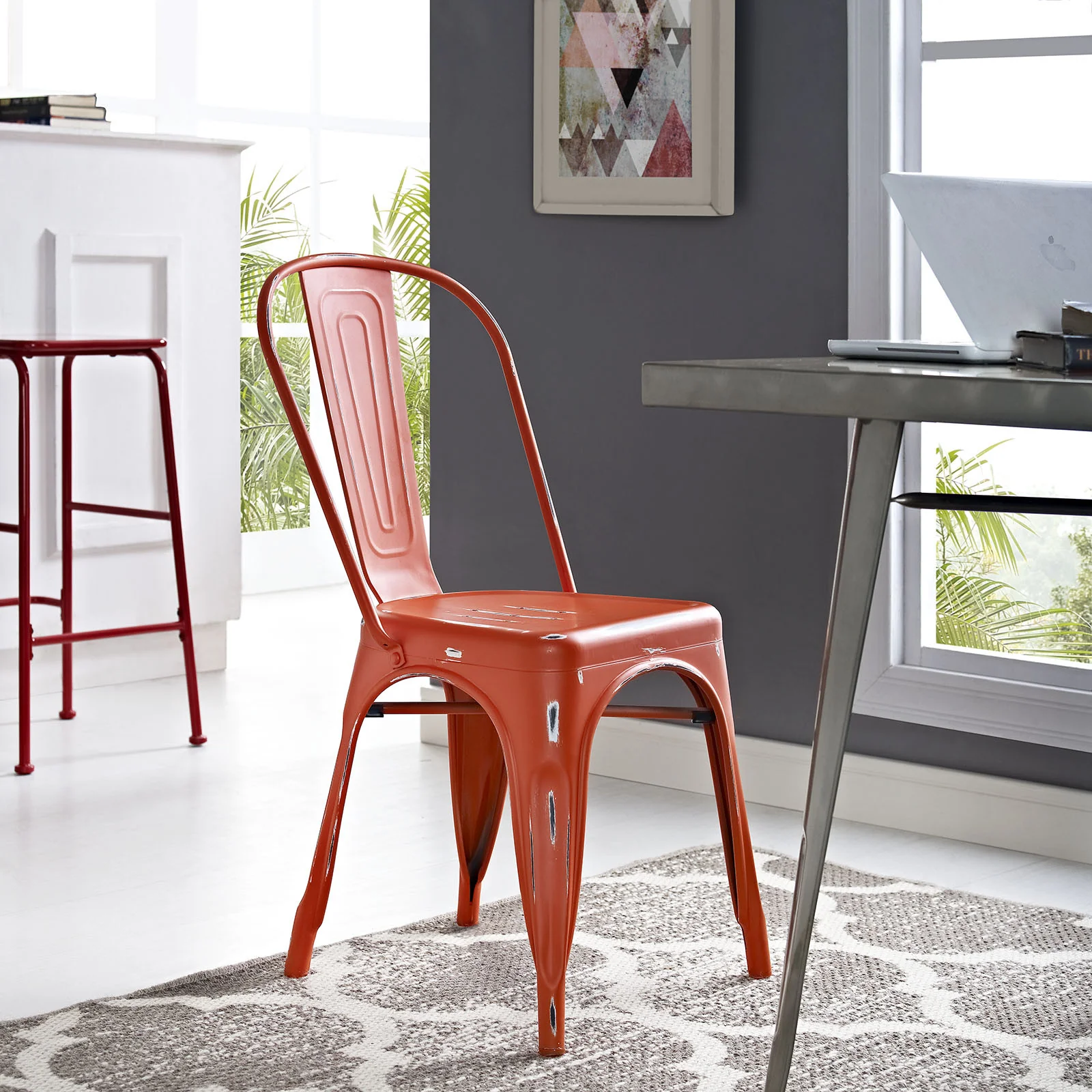 Panora Side Chair Red - Image 4